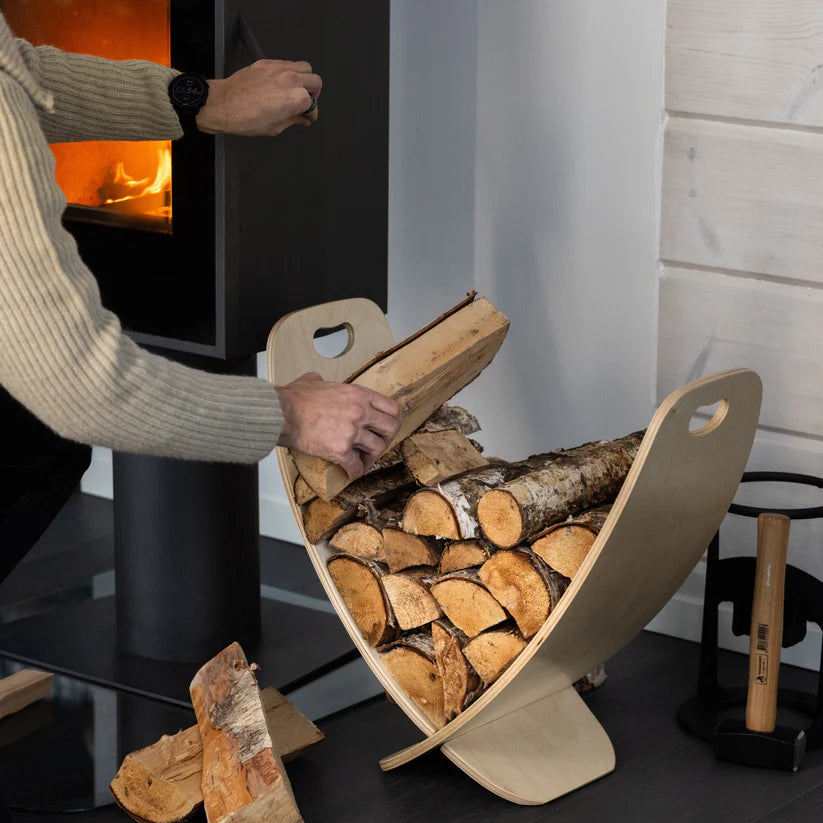 Nordic Embers FSC® Birch Plywood Firewood Stand