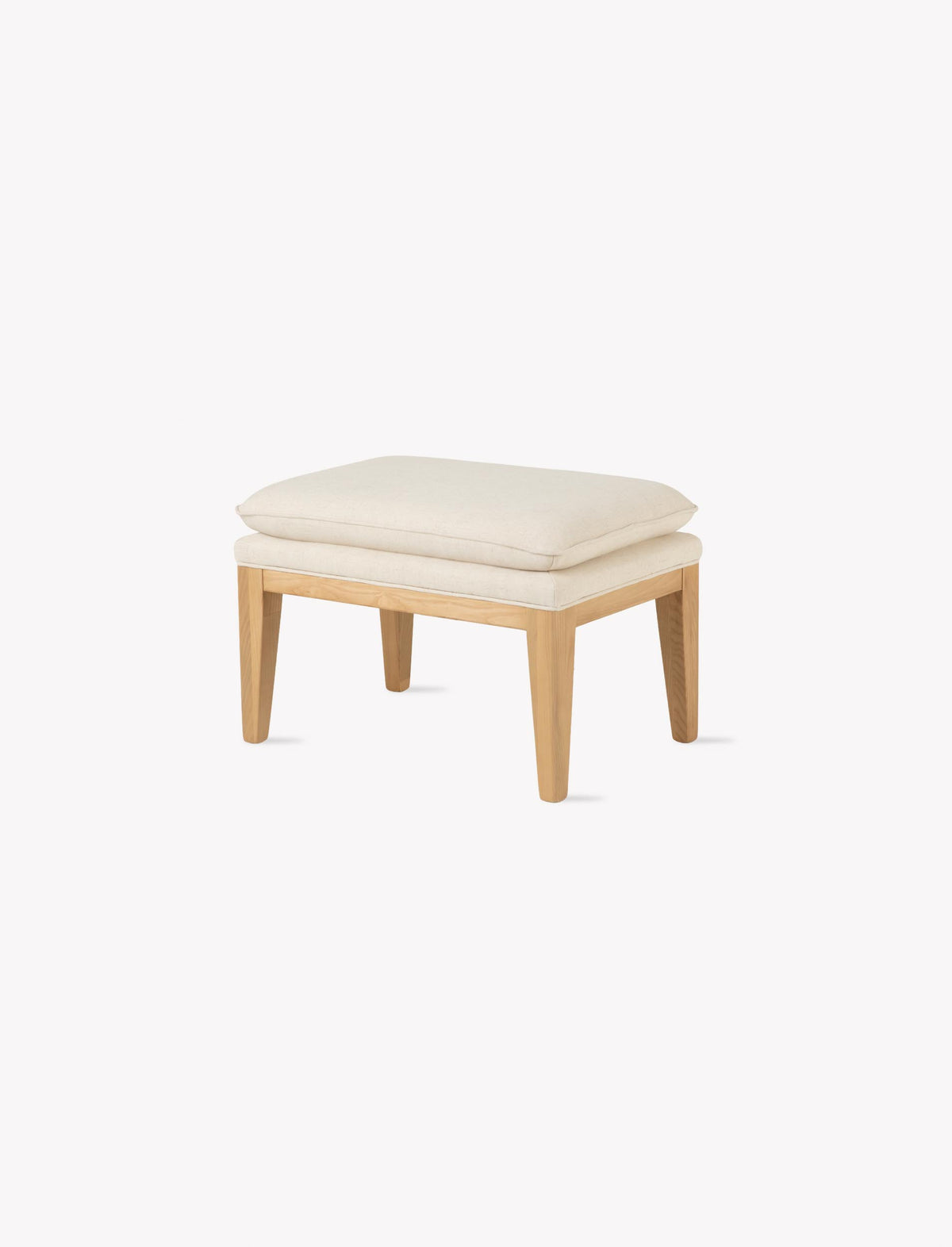 Farmoor Footstool – Ash Wood, Natural