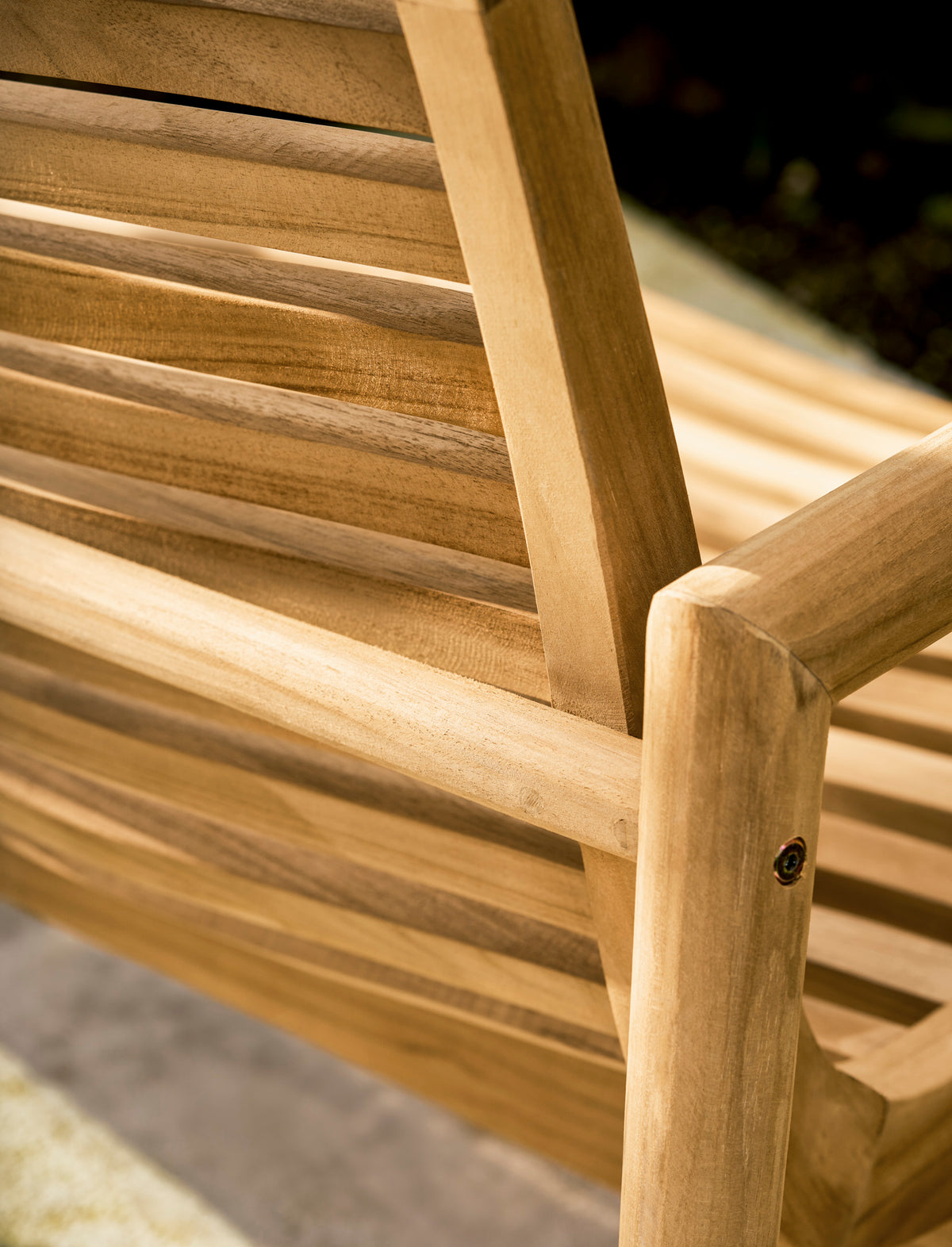 Coate 2 Seater Bench – Teak, Natural