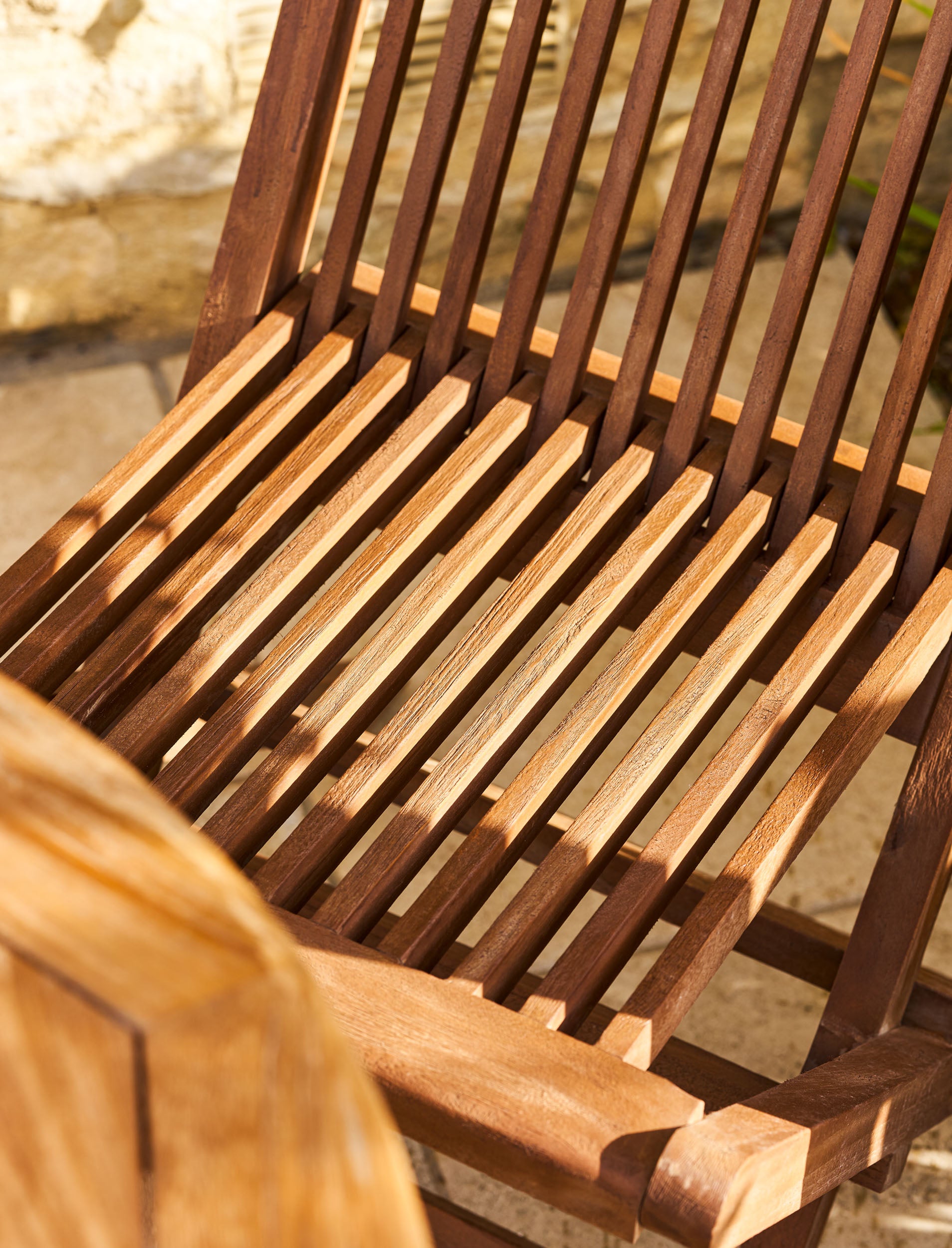 Radley Teak Bistro Set – Folding Table & Two Chairs