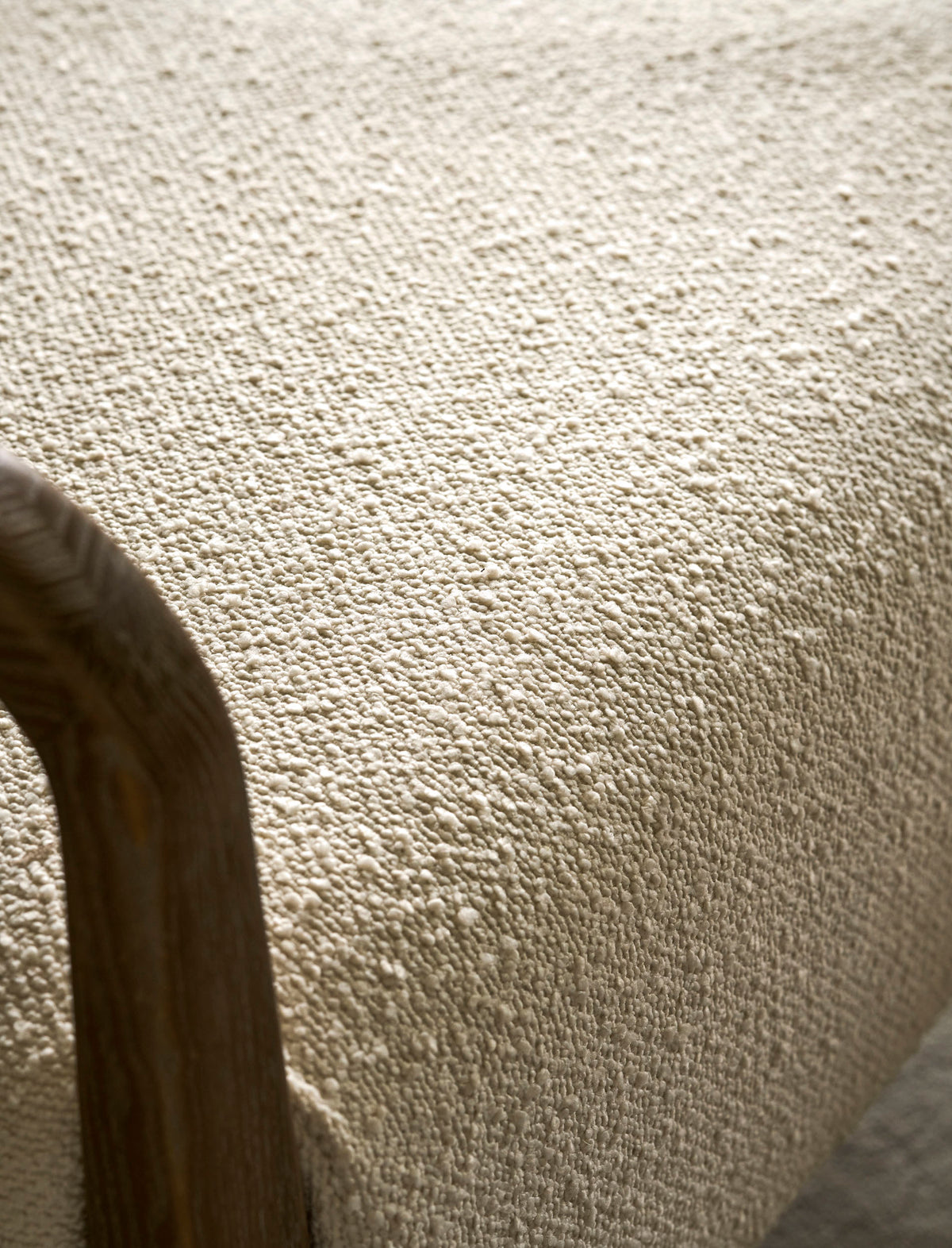Cherhill Armchair – Ash Wood, White