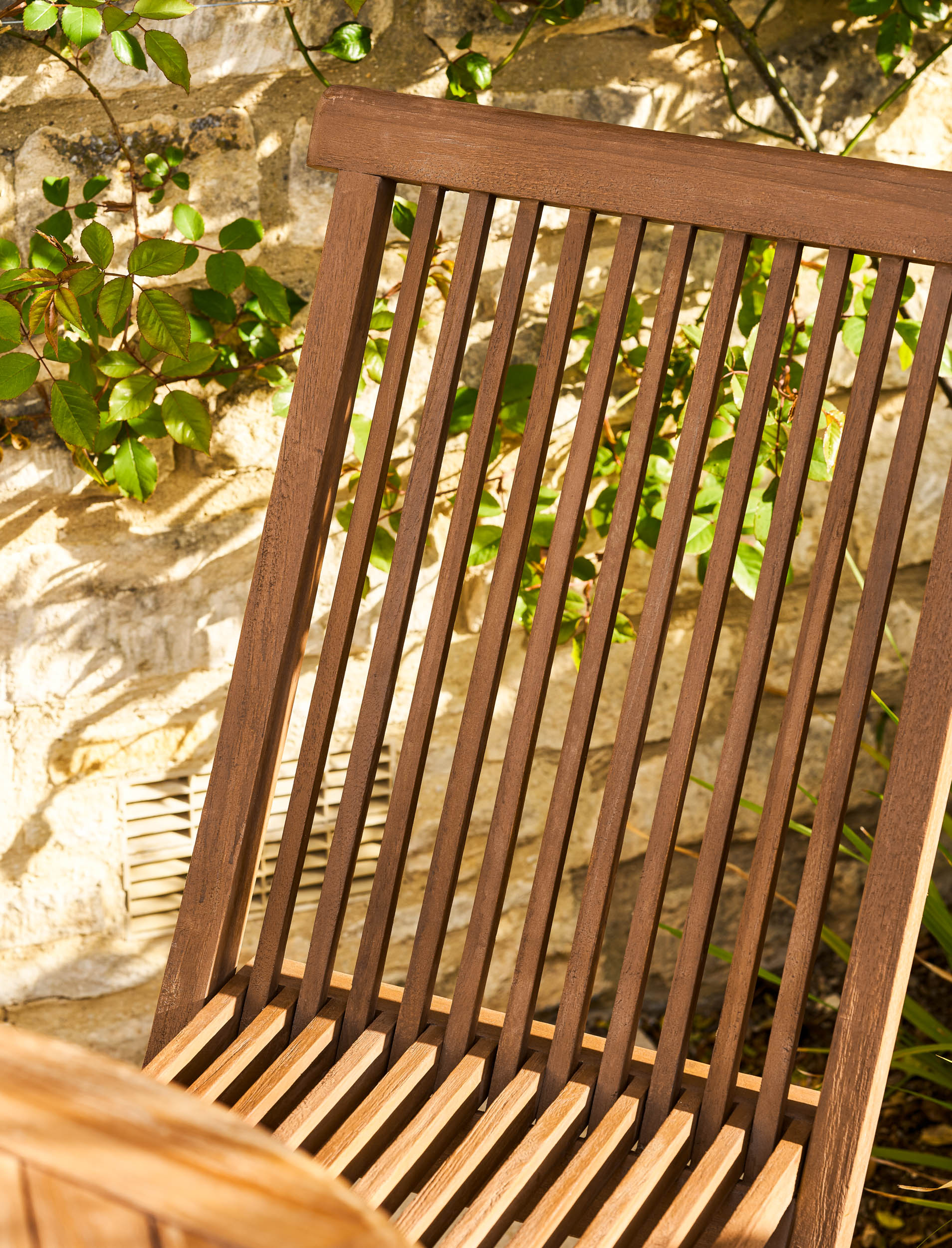 Radley Teak Bistro Set – Folding Table & Two Chairs