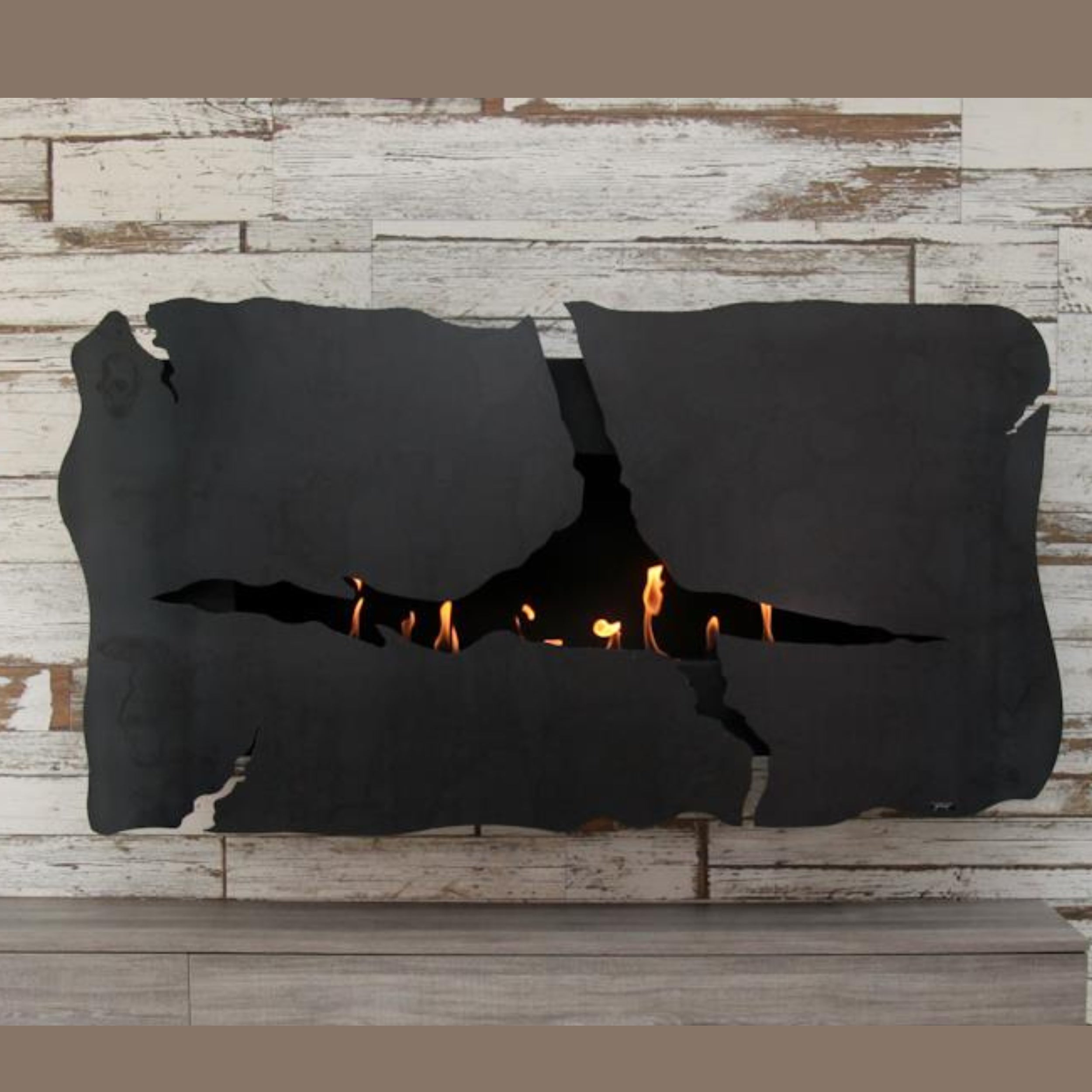 GlammFire Apollo IV Wall-Mounted Bioethanol Fireplace