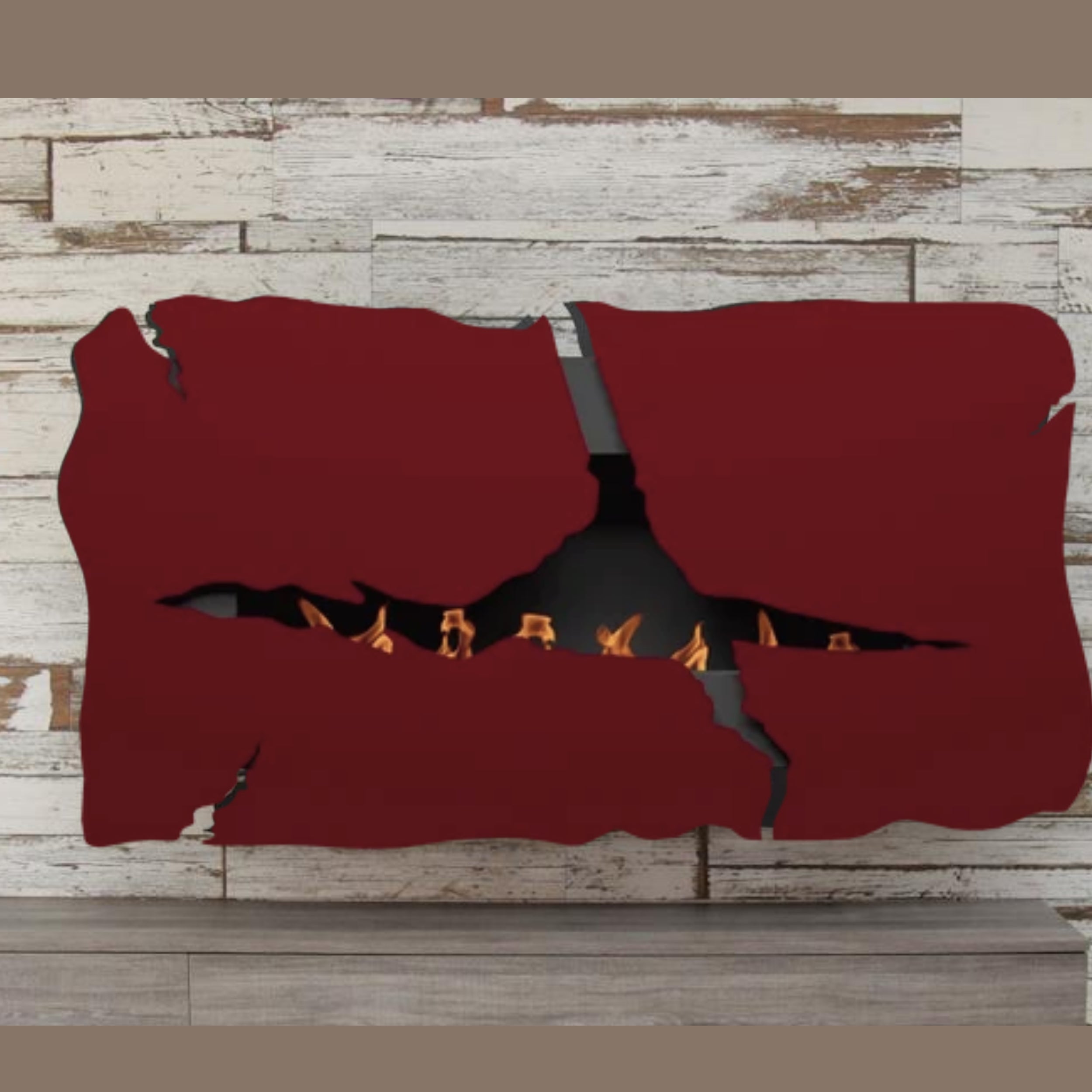 GlammFire Apollo IV Wall-Mounted Bioethanol Fireplace