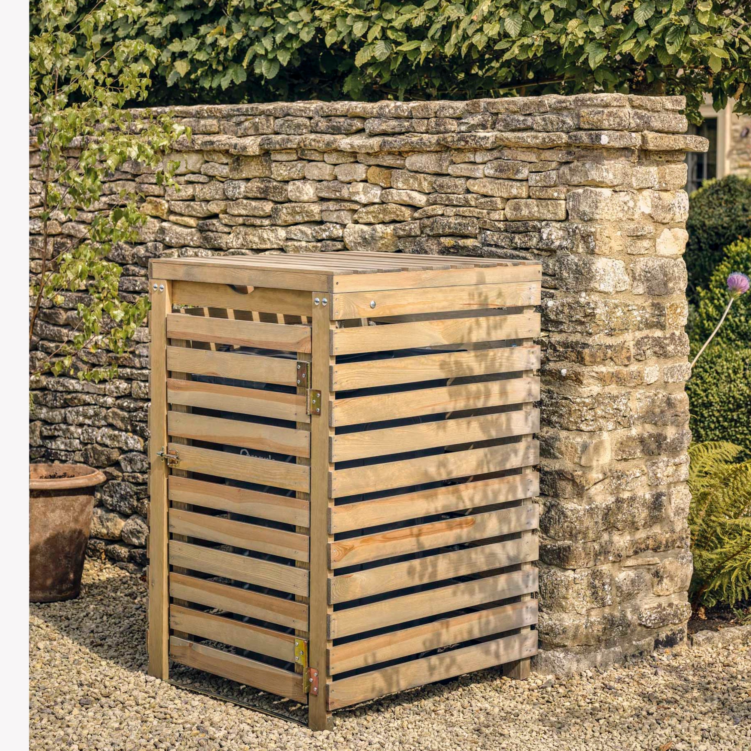 Aldsworth Single Wheelie Bin Store – Spruce