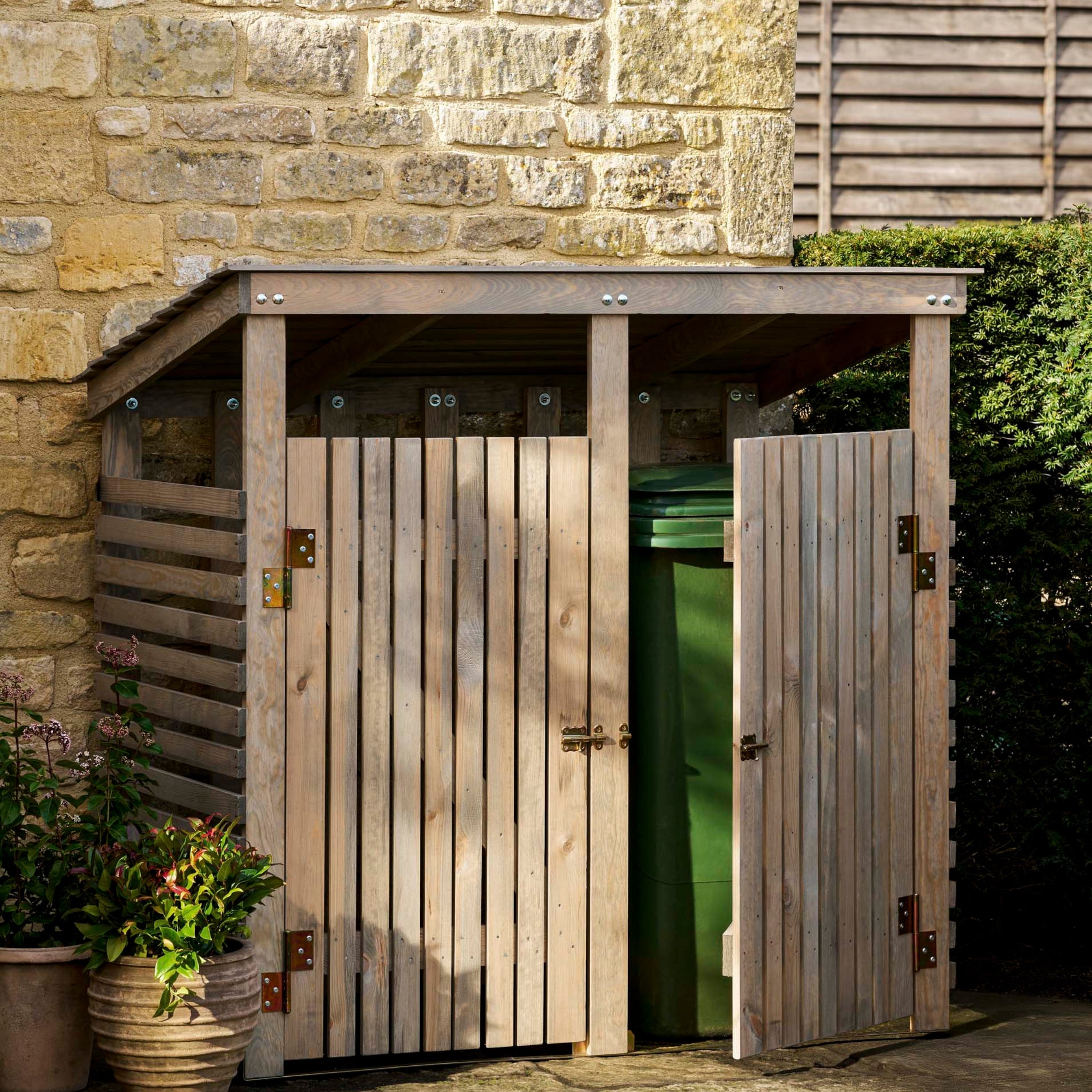 Aldsworth Double Wheelie Bin Store – Spruce
