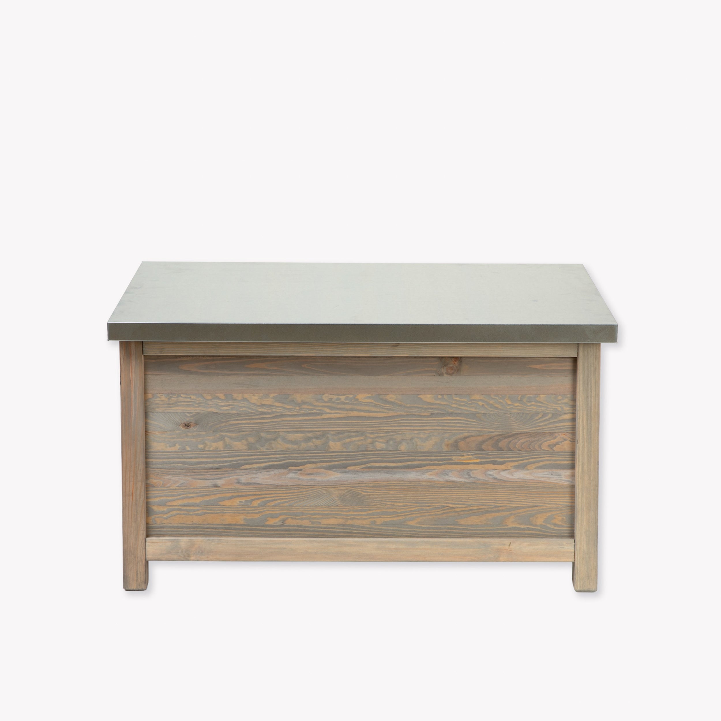 Aldsworth Outdoor Storage Box – Spruce & Galvanised Steel