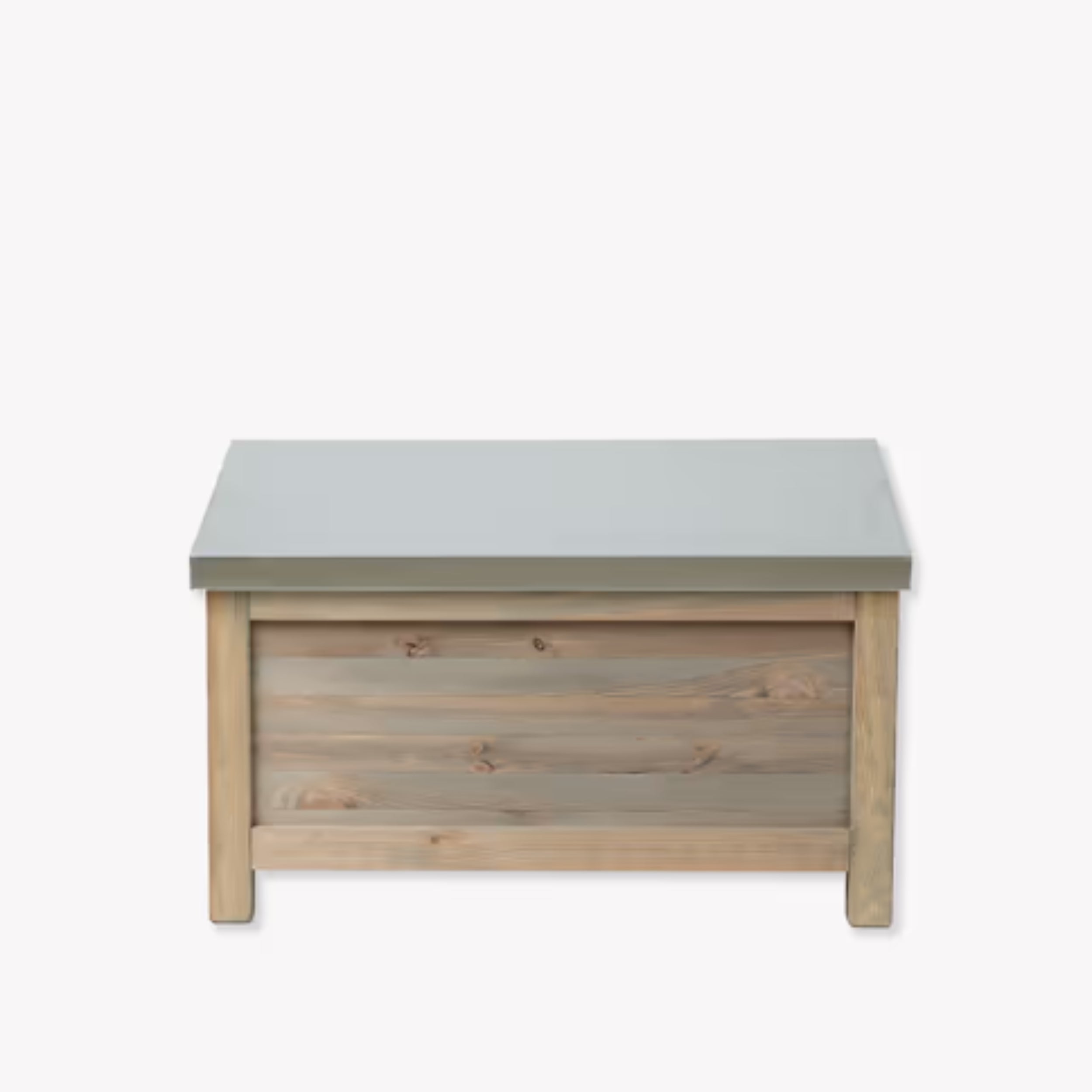 Aldsworth Outdoor Storage Box – Spruce & Galvanised Steel