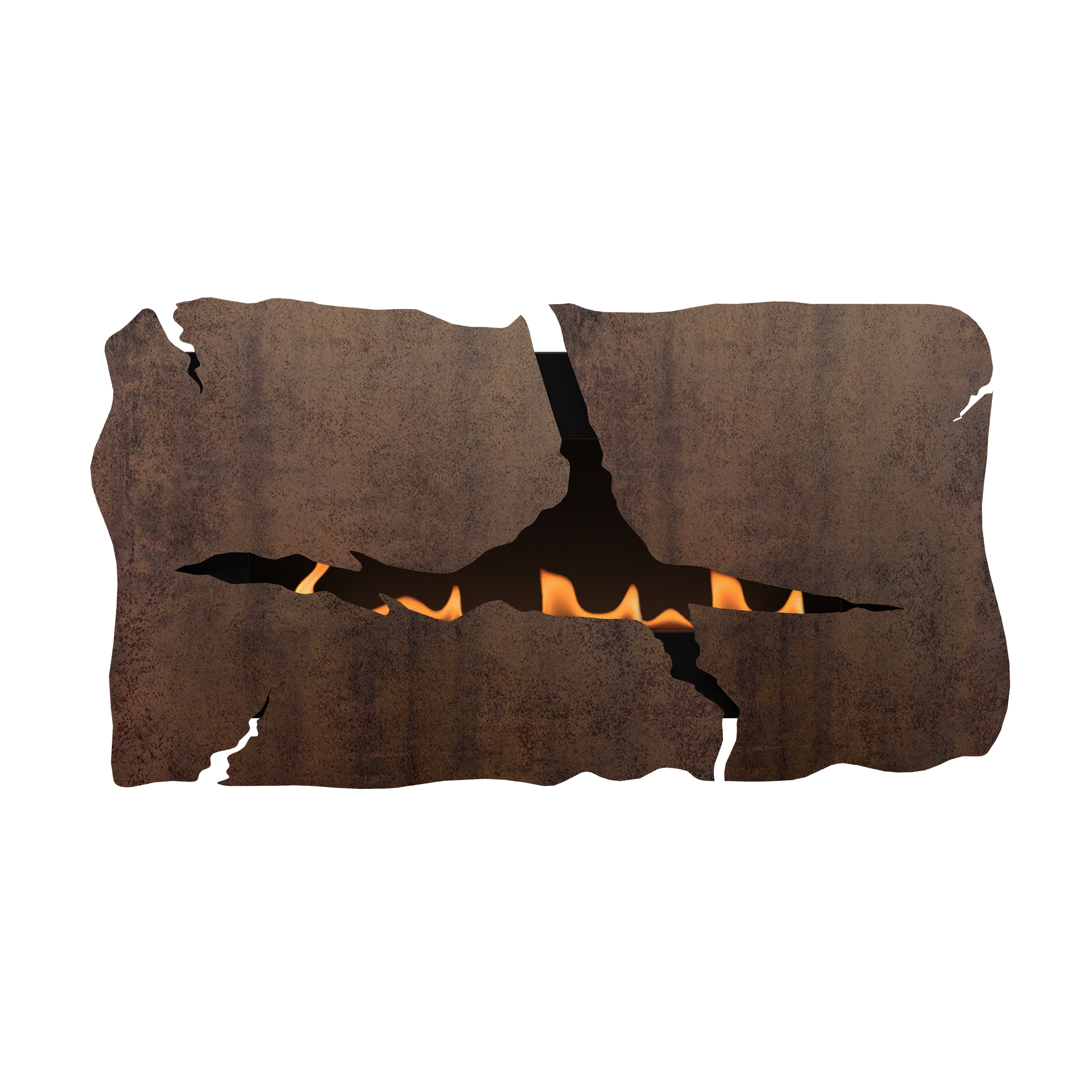 GlammFire Apollo IV Wall-Mounted Bioethanol Fireplace