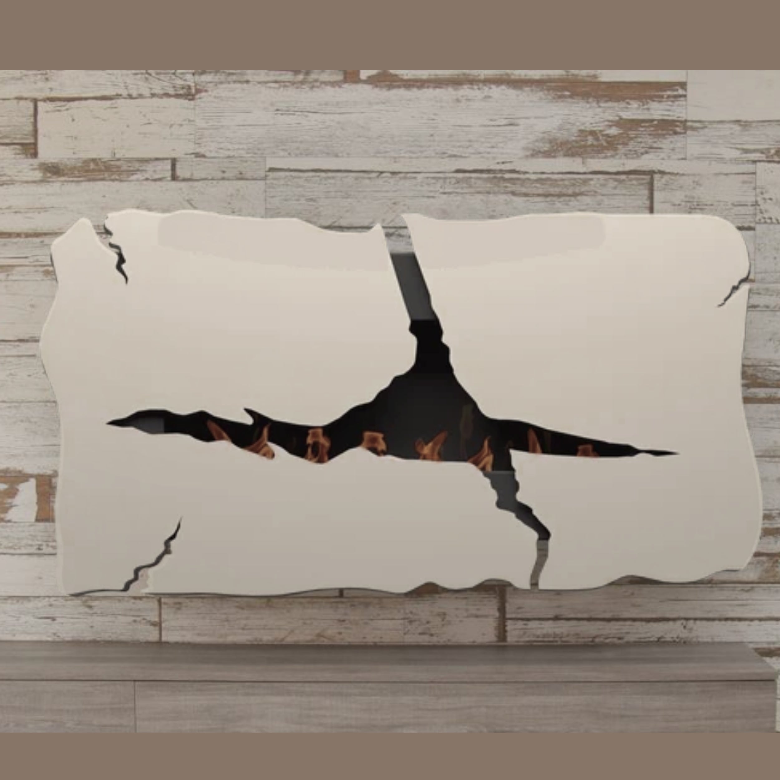 GlammFire Apollo IV Wall-Mounted Bioethanol Fireplace