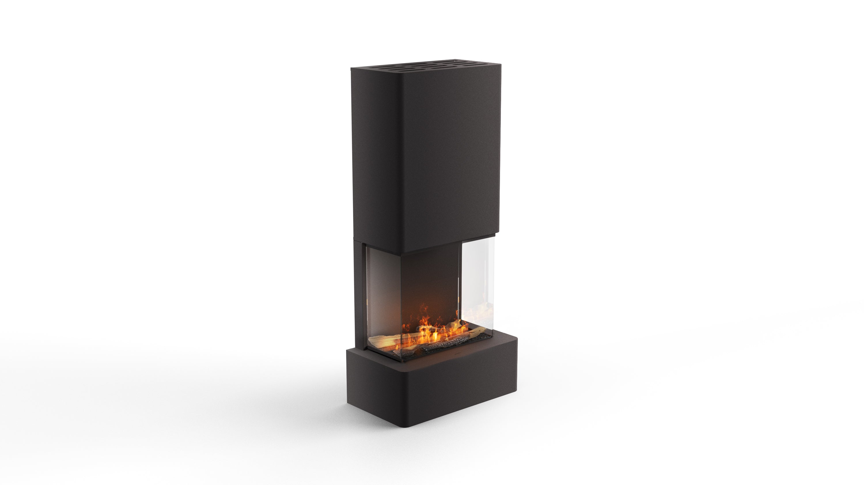 Planika Aura - Freestanding water vapour fireplace with Optimyst® technology