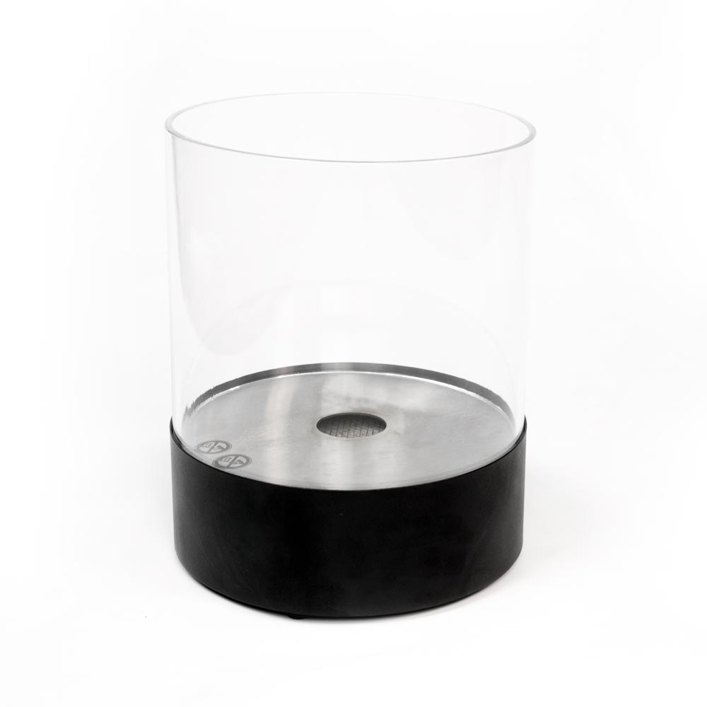 ScandiFlames Southwark – Round Tabletop Bioethanol Fireplace (Black)