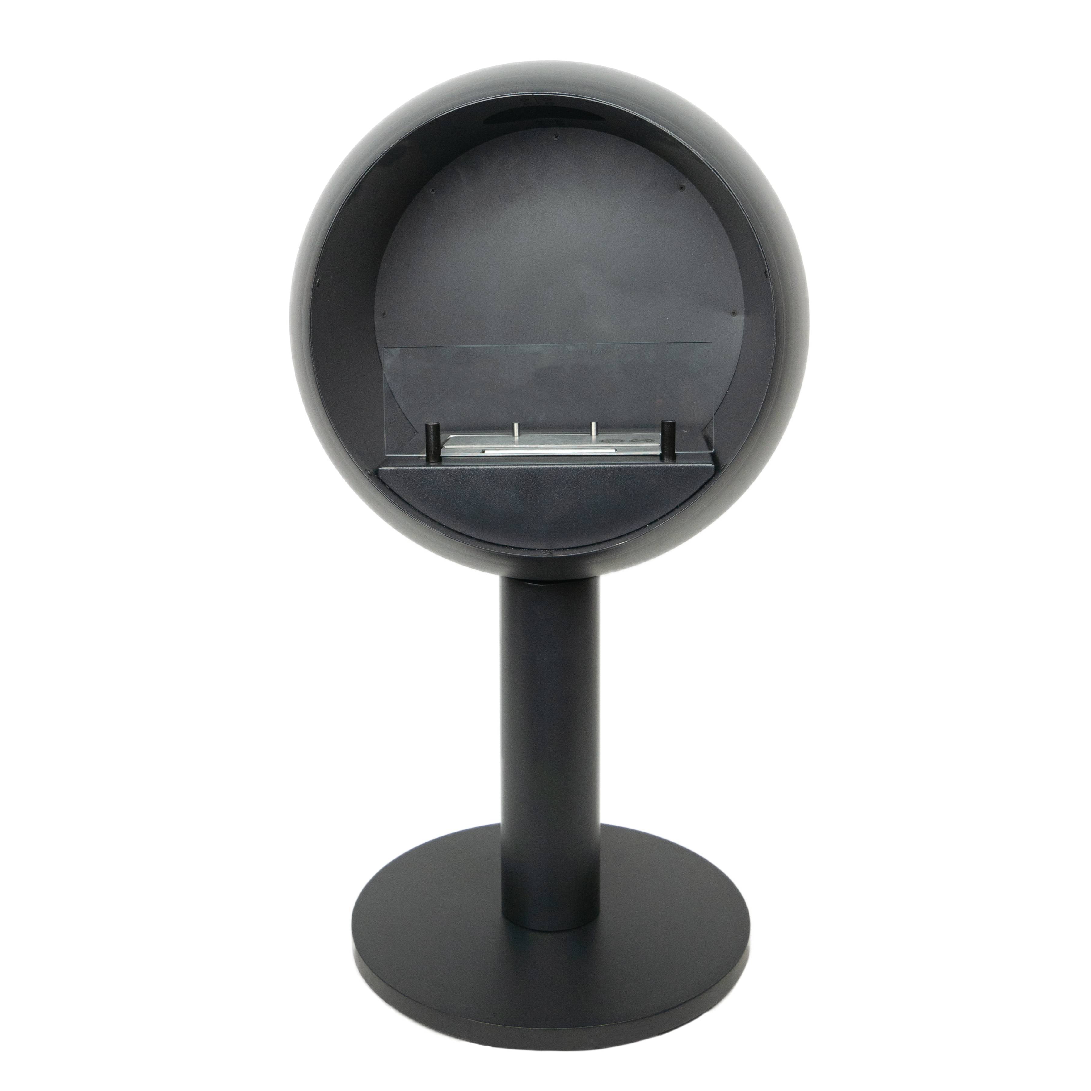 ScandiFlames Edmonton – Freestanding Bioethanol Fireplace (Black)