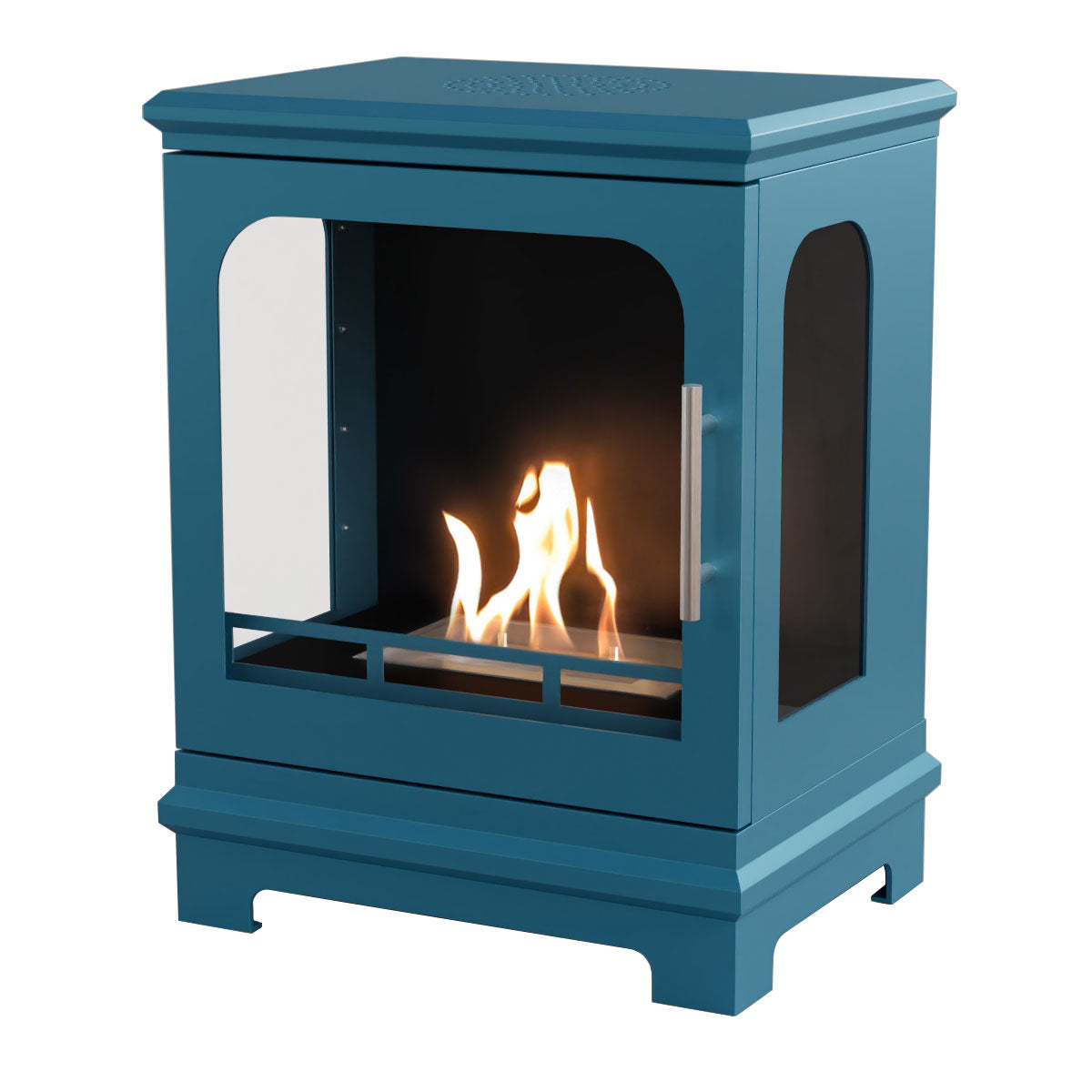 ScandiFlames Honolulu – Azure Blue Freestanding Bioethanol Stove