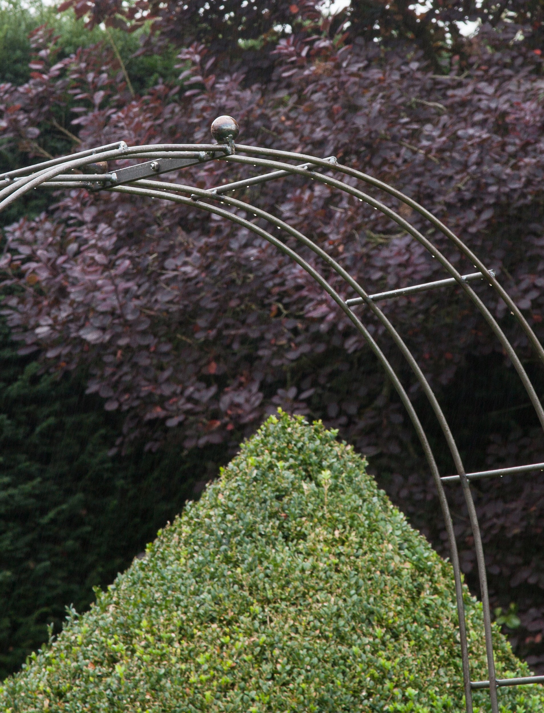Barrington Raw Metal Rose Arch