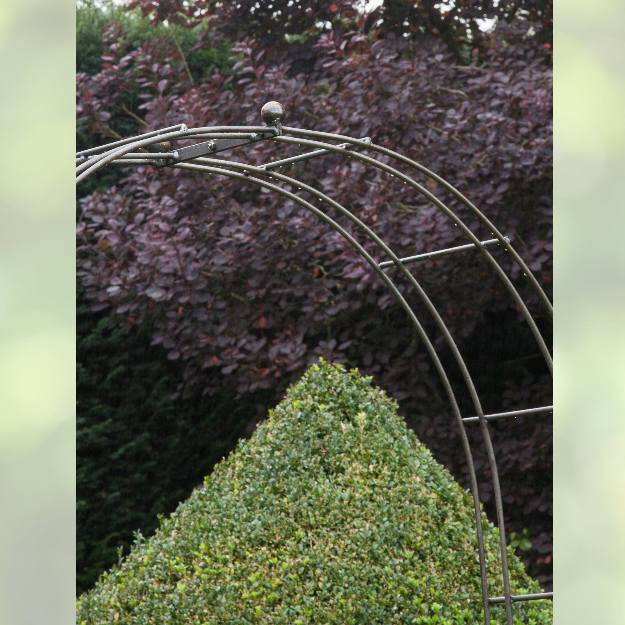 Barrington Raw Metal Rose Arch