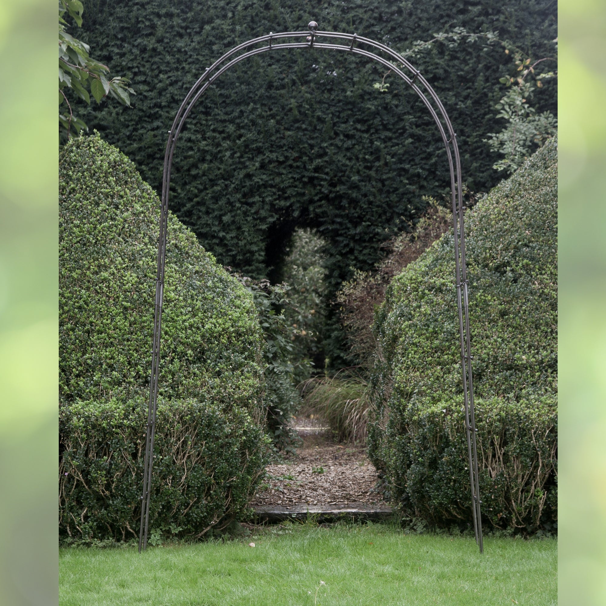 Barrington Raw Metal Rose Arch