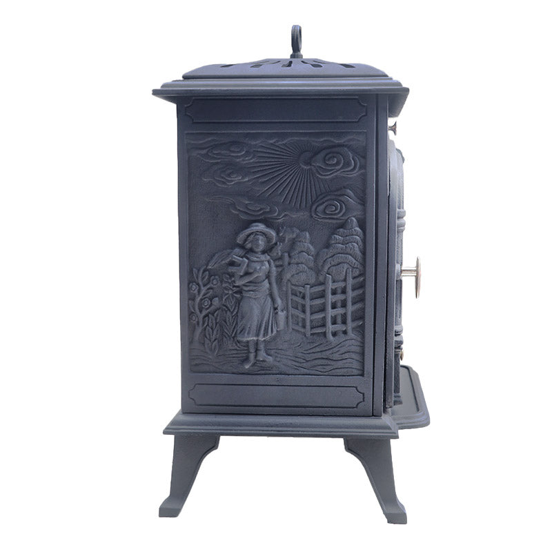 ScandiFlames Bergen – Cast Iron Freestanding Bioethanol Stove