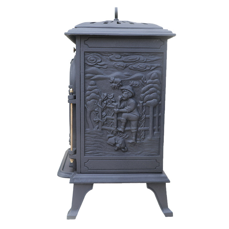 ScandiFlames Bergen – Cast Iron Freestanding Bioethanol Stove