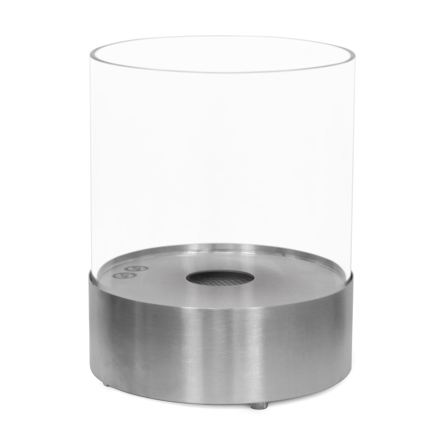 ScandiFlames Southwark – Round Tabletop Bioethanol Fireplace (Steel)