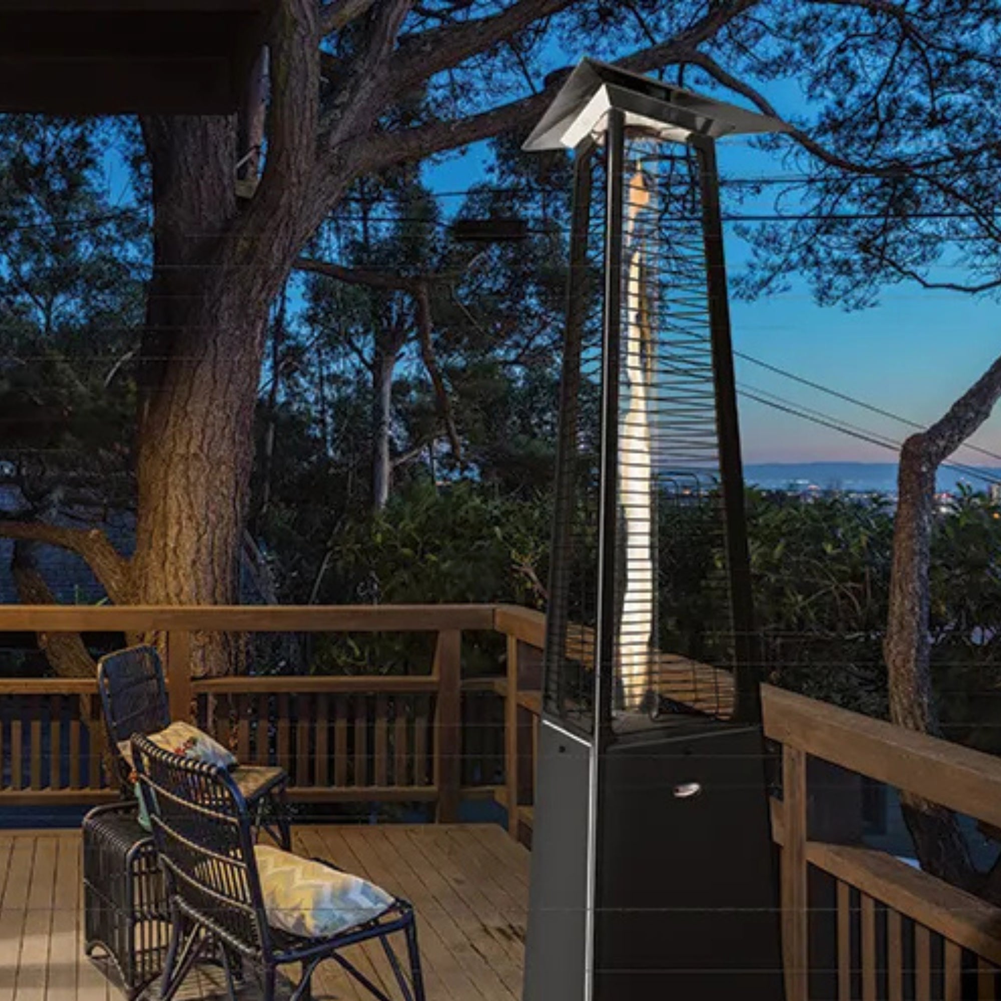 Italkero Falò EVO Outdoor Gas Fire – Matte Black (Natural Gas)