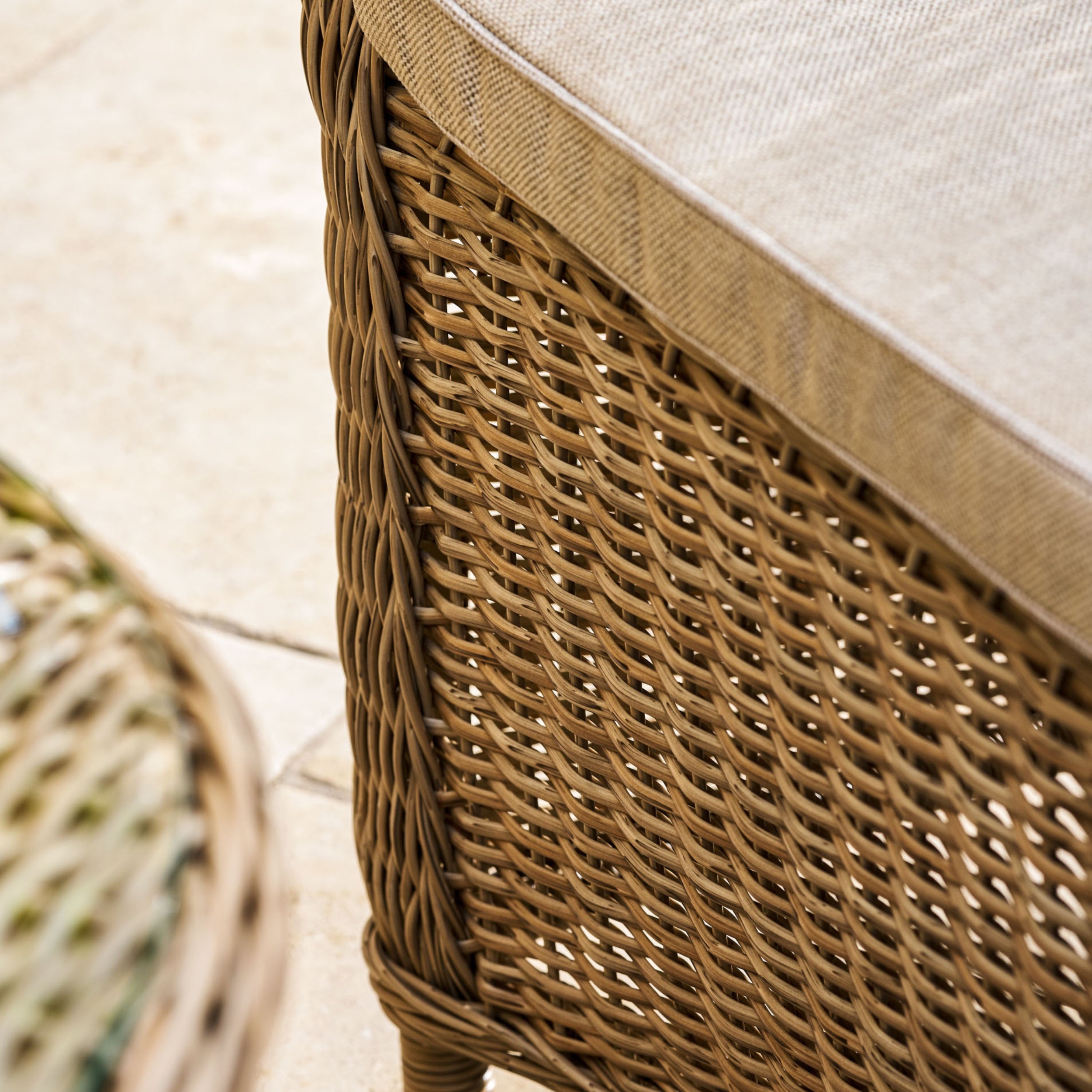 Brayford Outdoor Chair Set – PE Rattan, 2 Chairs & Side Table