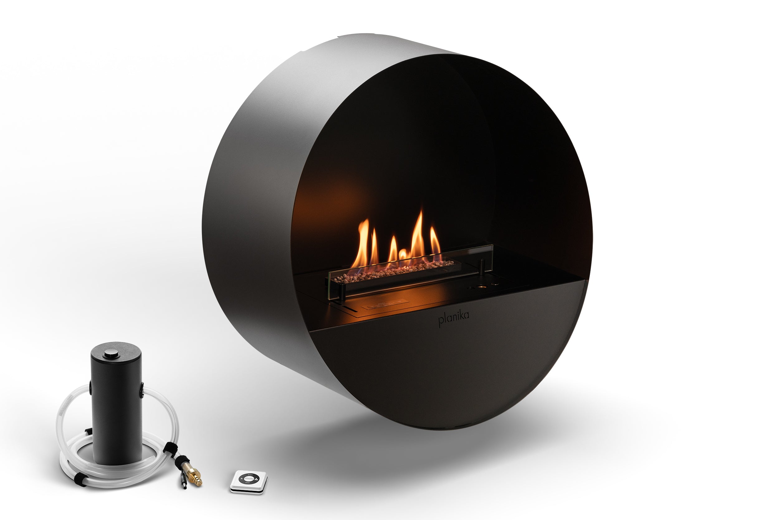 Planika Bubble Wall & Floor - Automatic Ethanol Fireplace with BEV Technology®