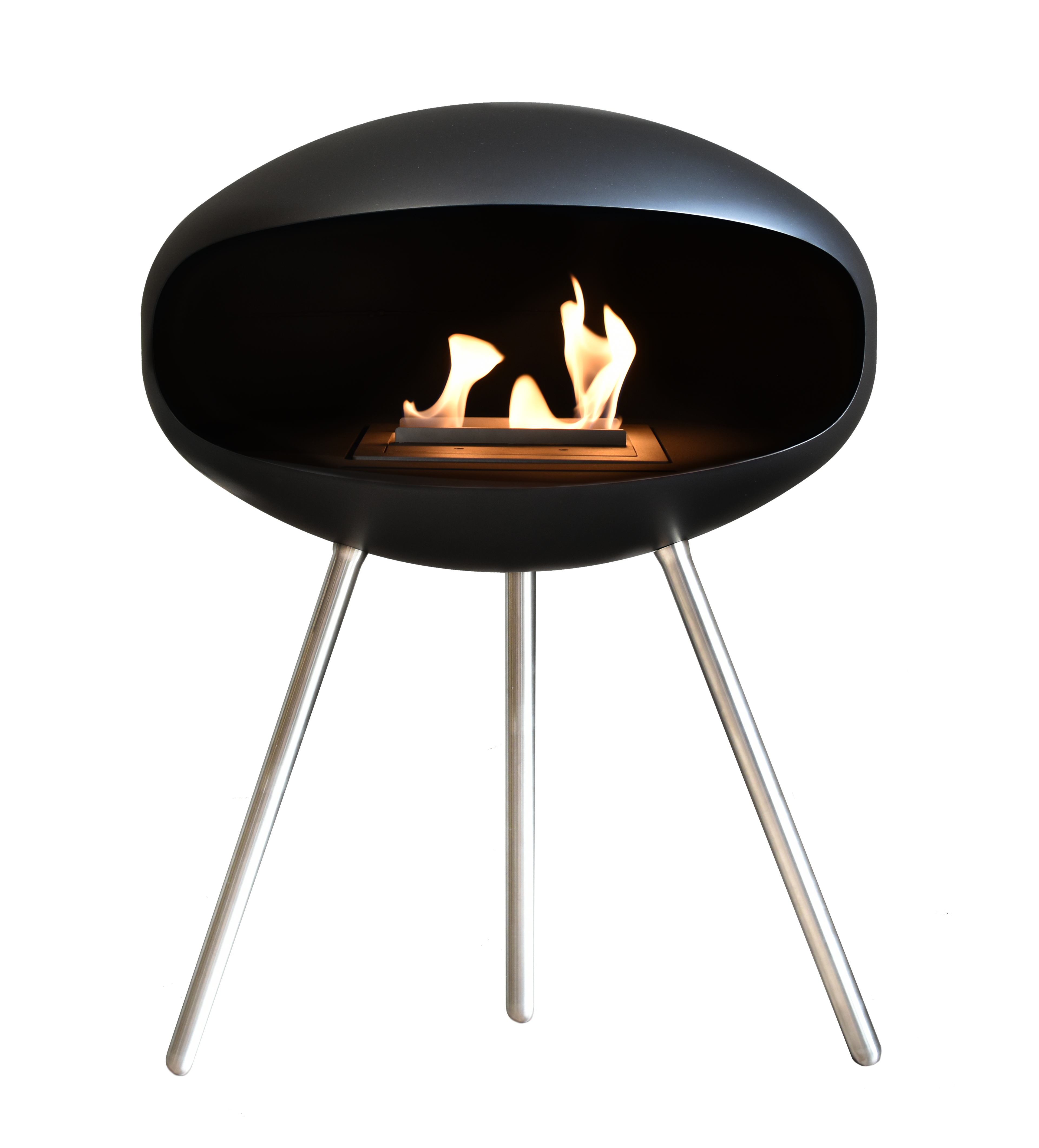 Cocoon Terra - Matte Black with Steel Legs