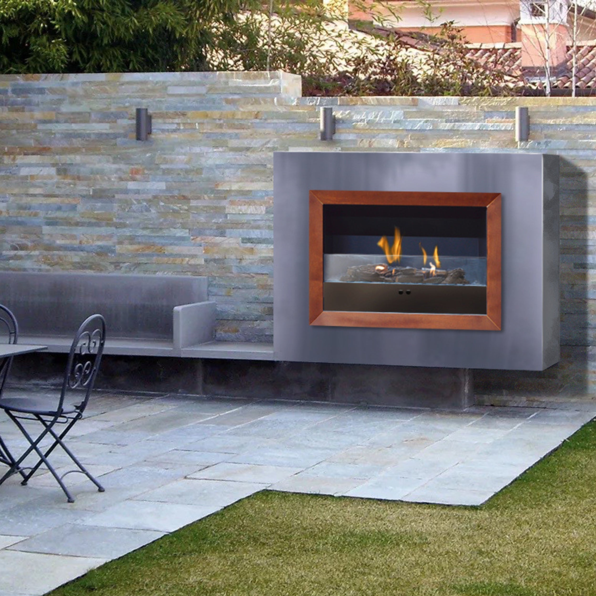 Italkero Capri 67 Built-In Outdoor Gas Fireplace – Manual Control