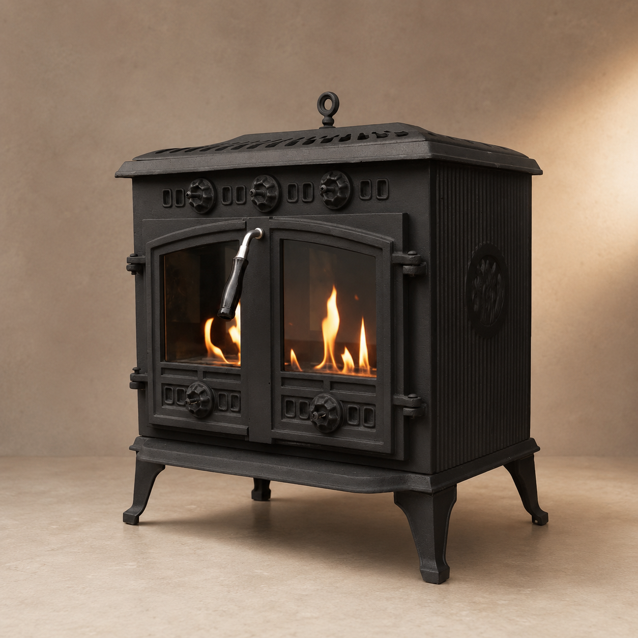 Cast Iron Bioethanol Stove – ScandiFlames Spitsbergen