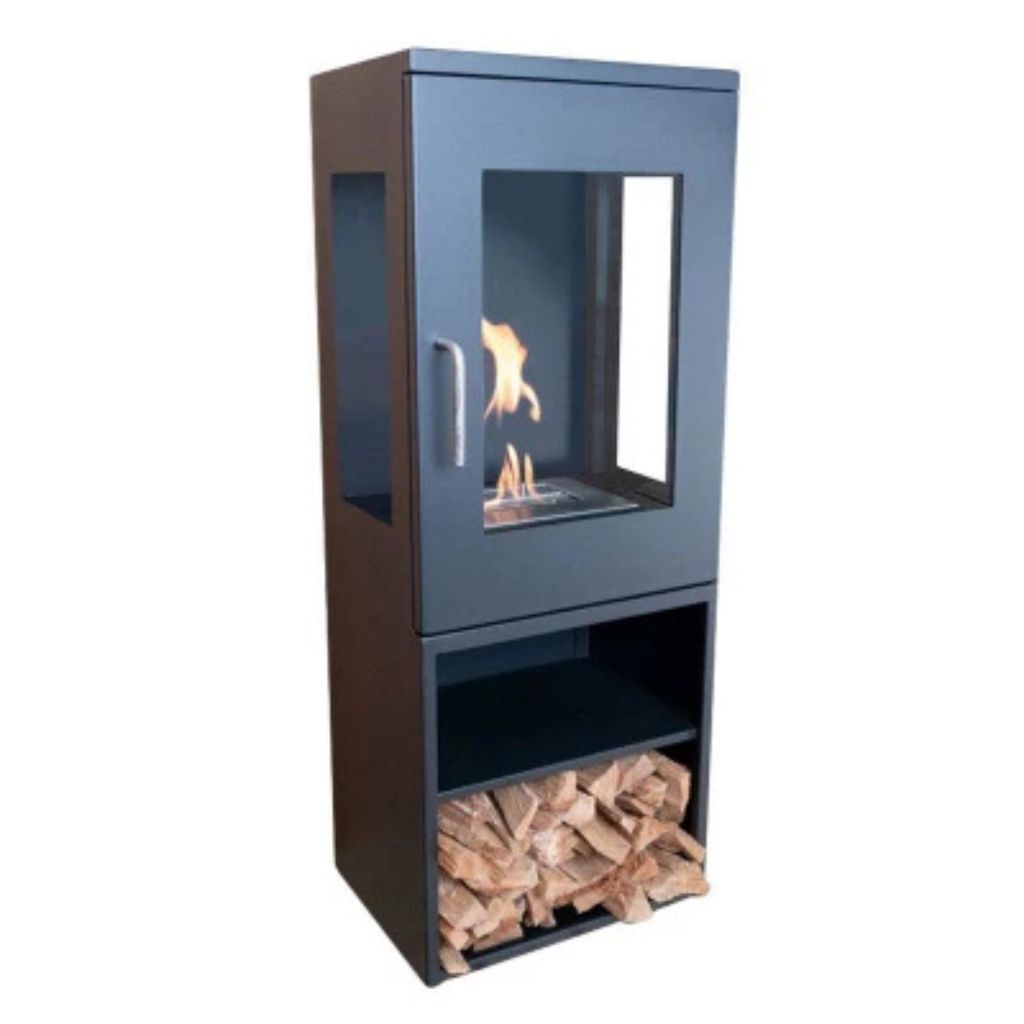 Cheyenne Freestanding Bioethanol Stove Fireplace