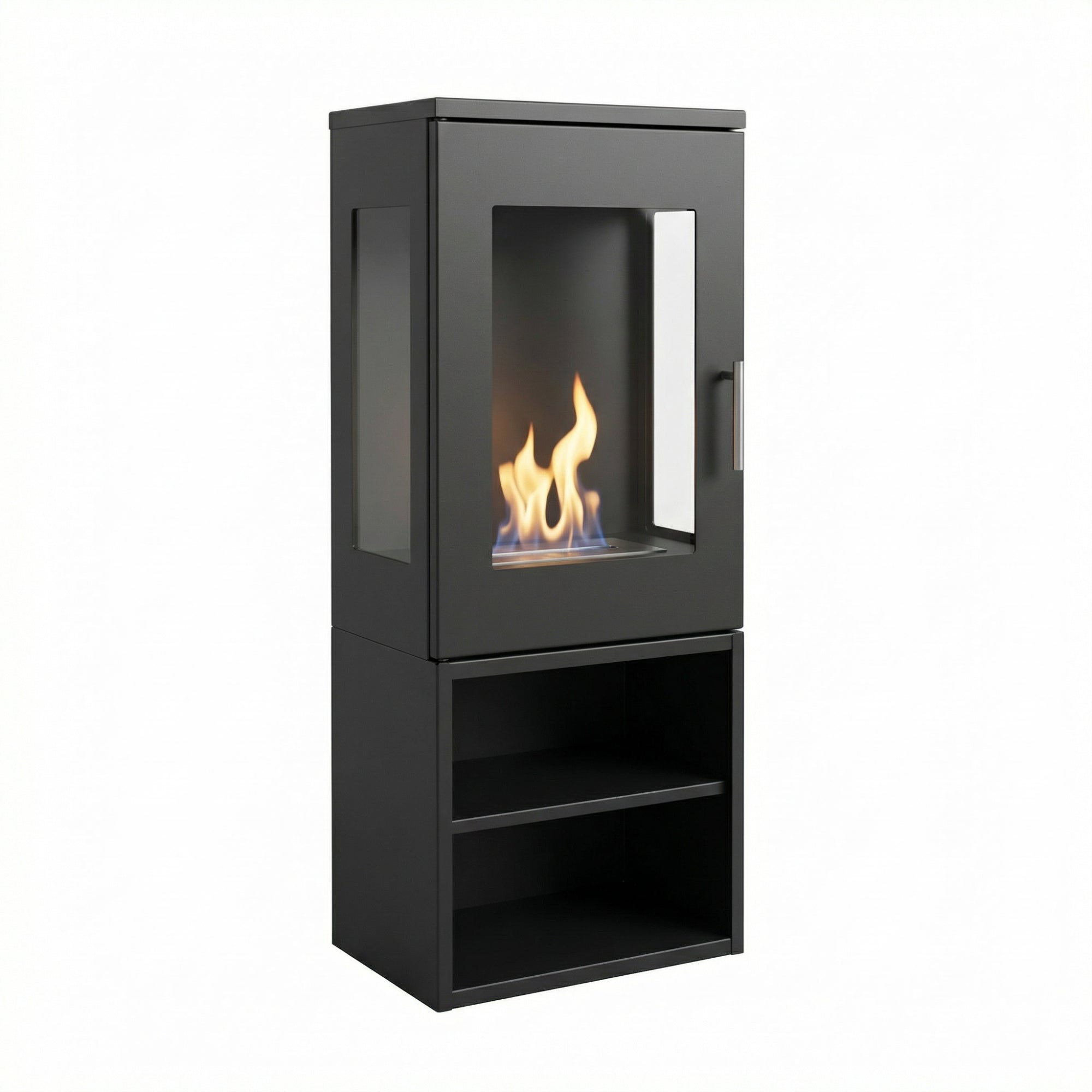 Cheyenne Freestanding Bioethanol Stove Fireplace