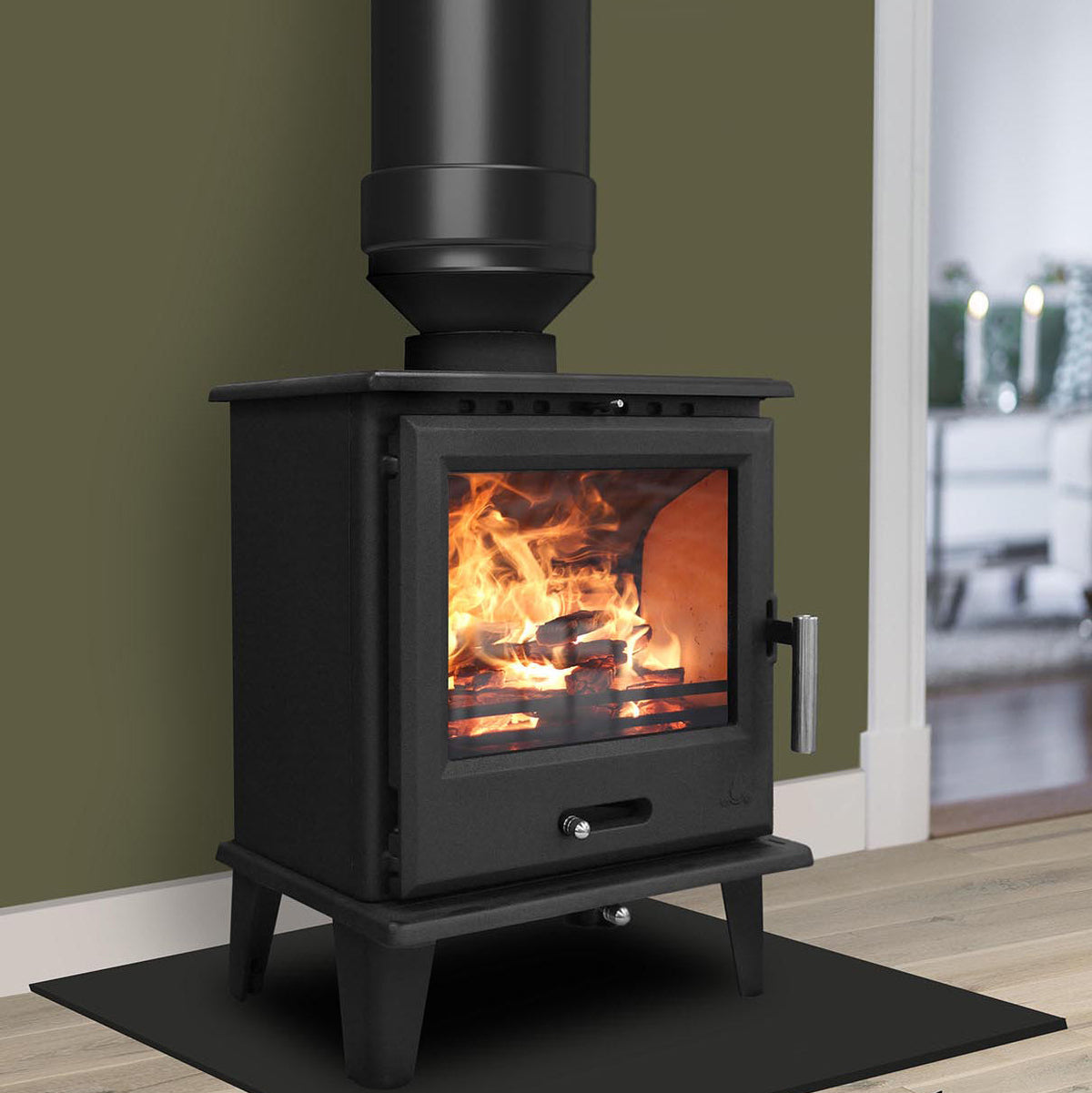 Saltfire Classic Stove in Metallic Black