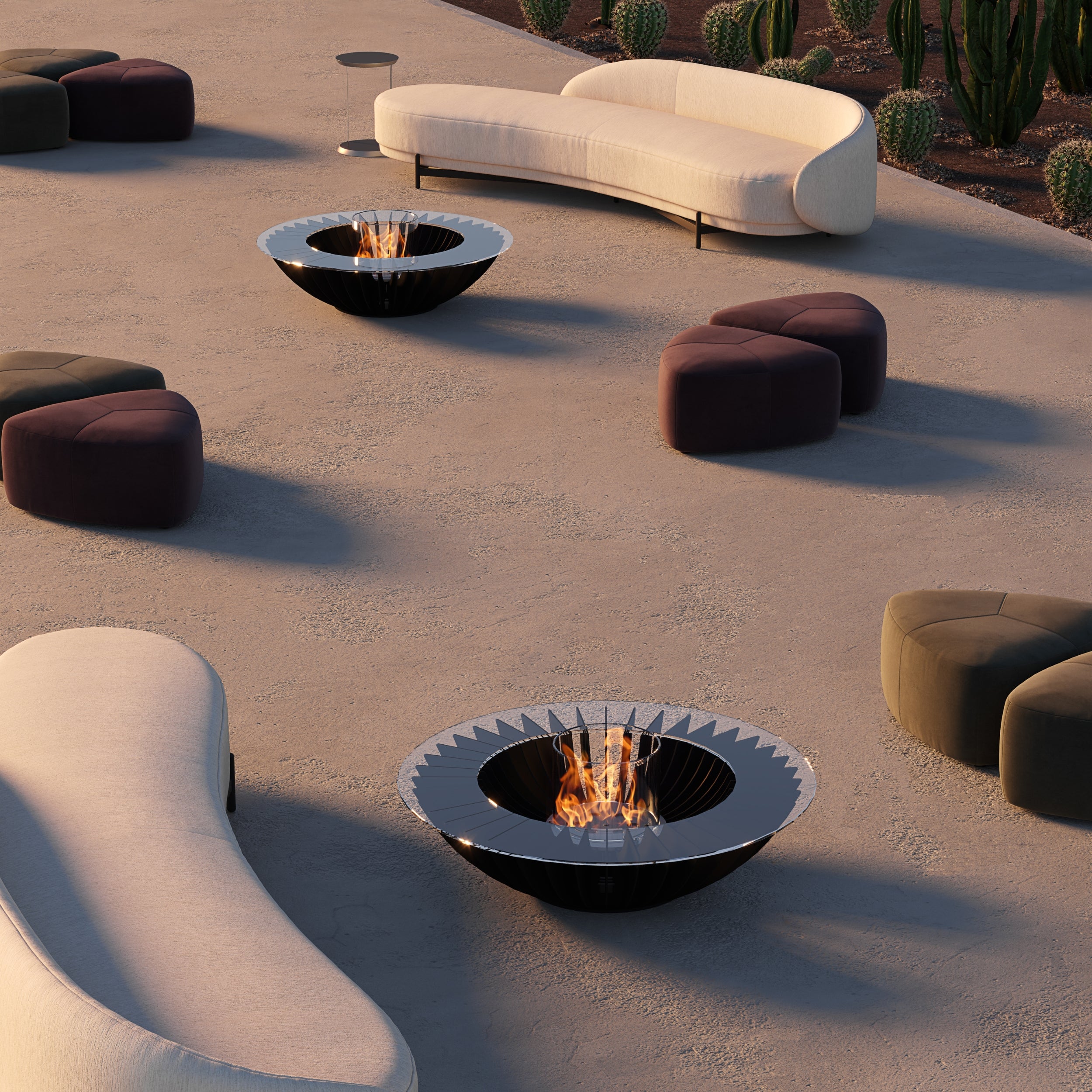 GlammFire Cosmo 13 Outdoor Fire Pit – Wood & Charcoal