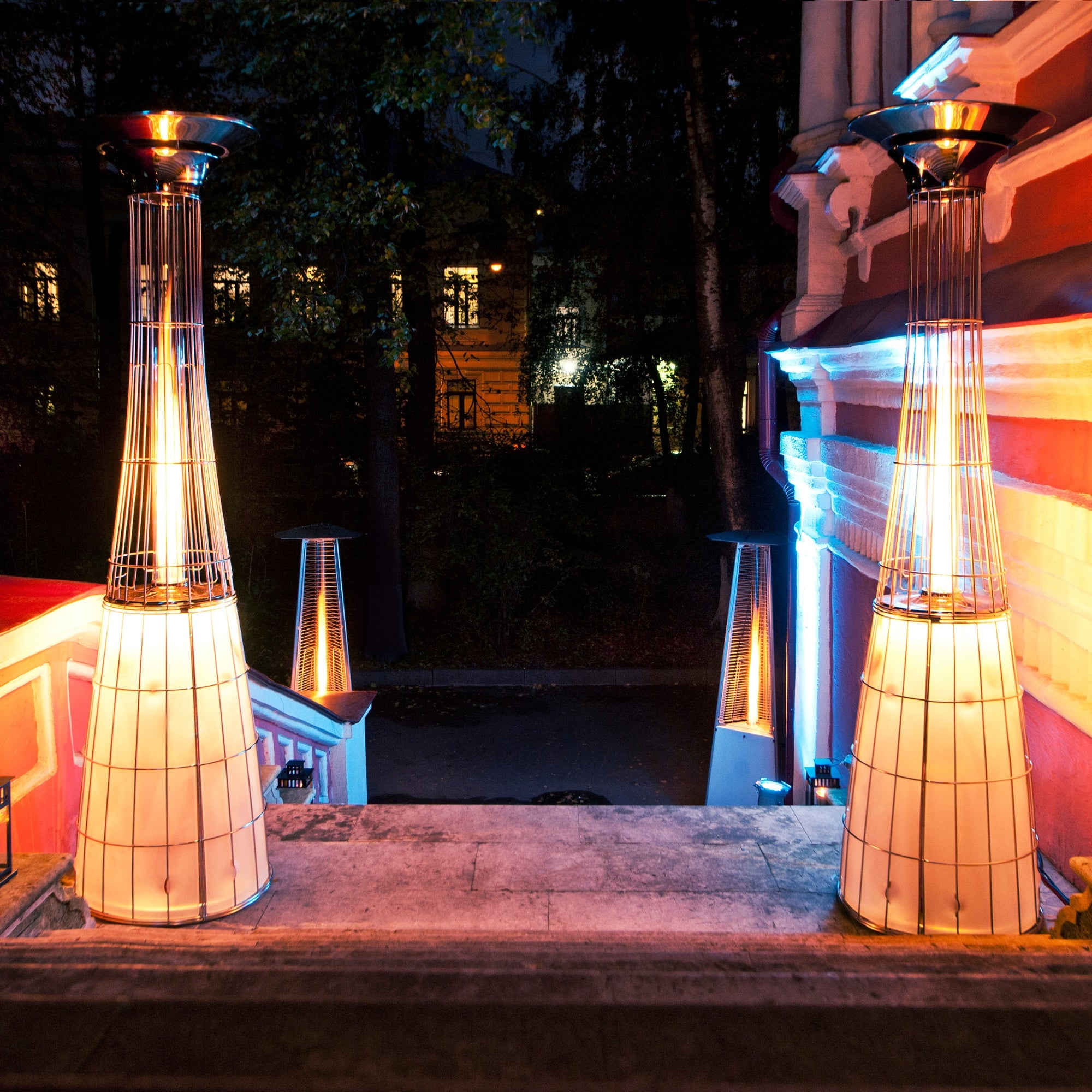 Italkero Dolce Vita Outdoor Gas Fire & Light Tower