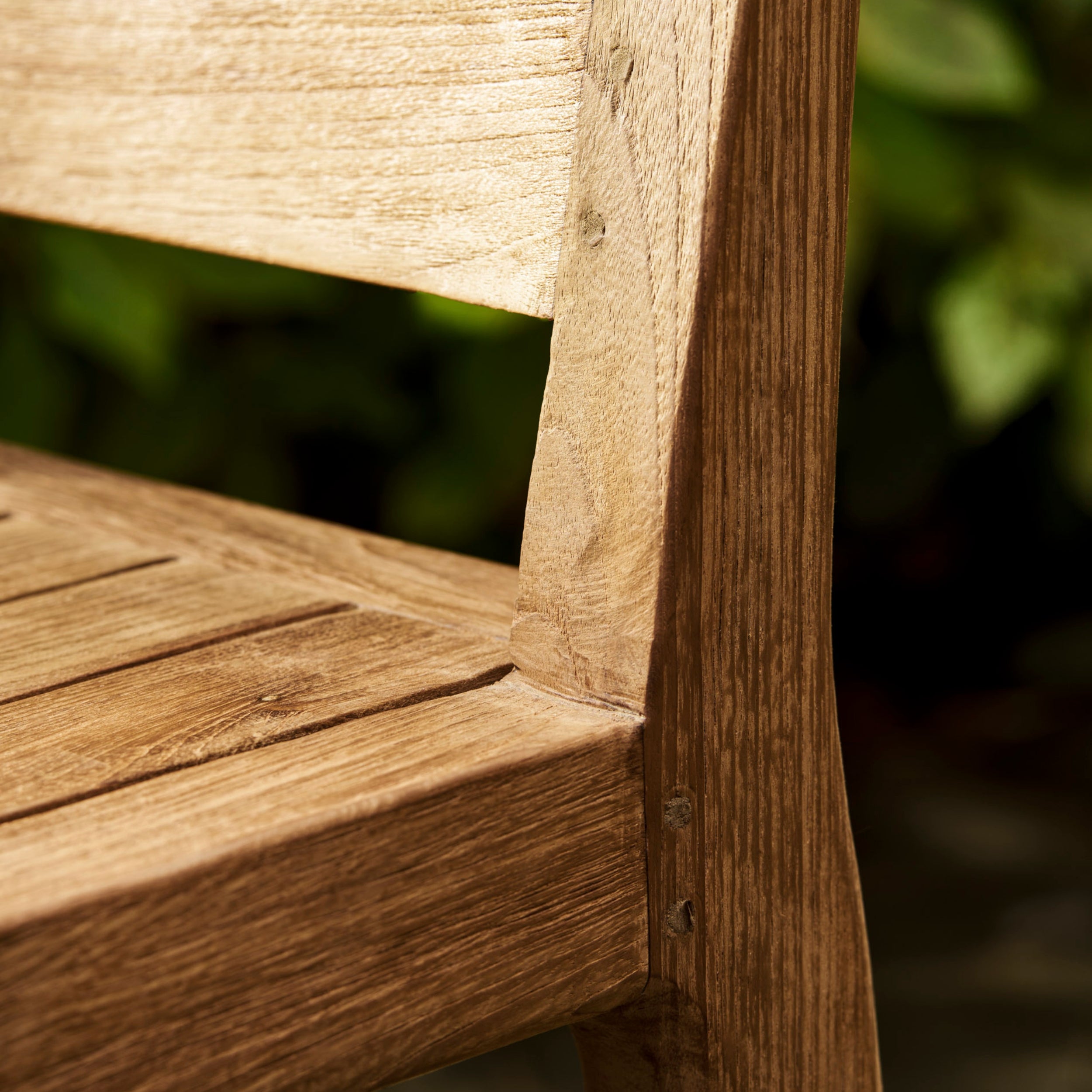 Dashwood Bar Stools with Backs – Reclaimed Teak, Set of 2