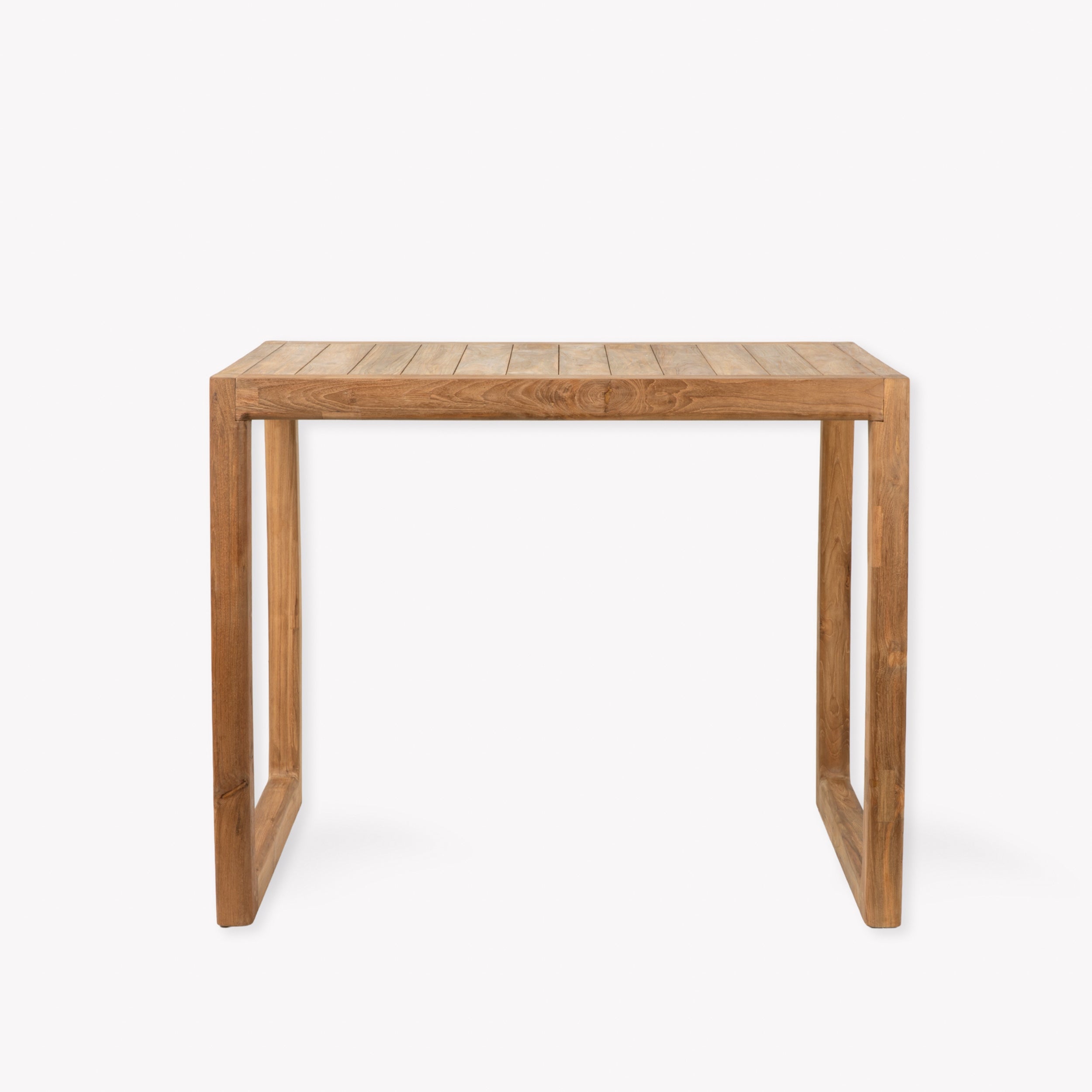 Dashwood Square Outdoor Bar Table – Reclaimed Teak