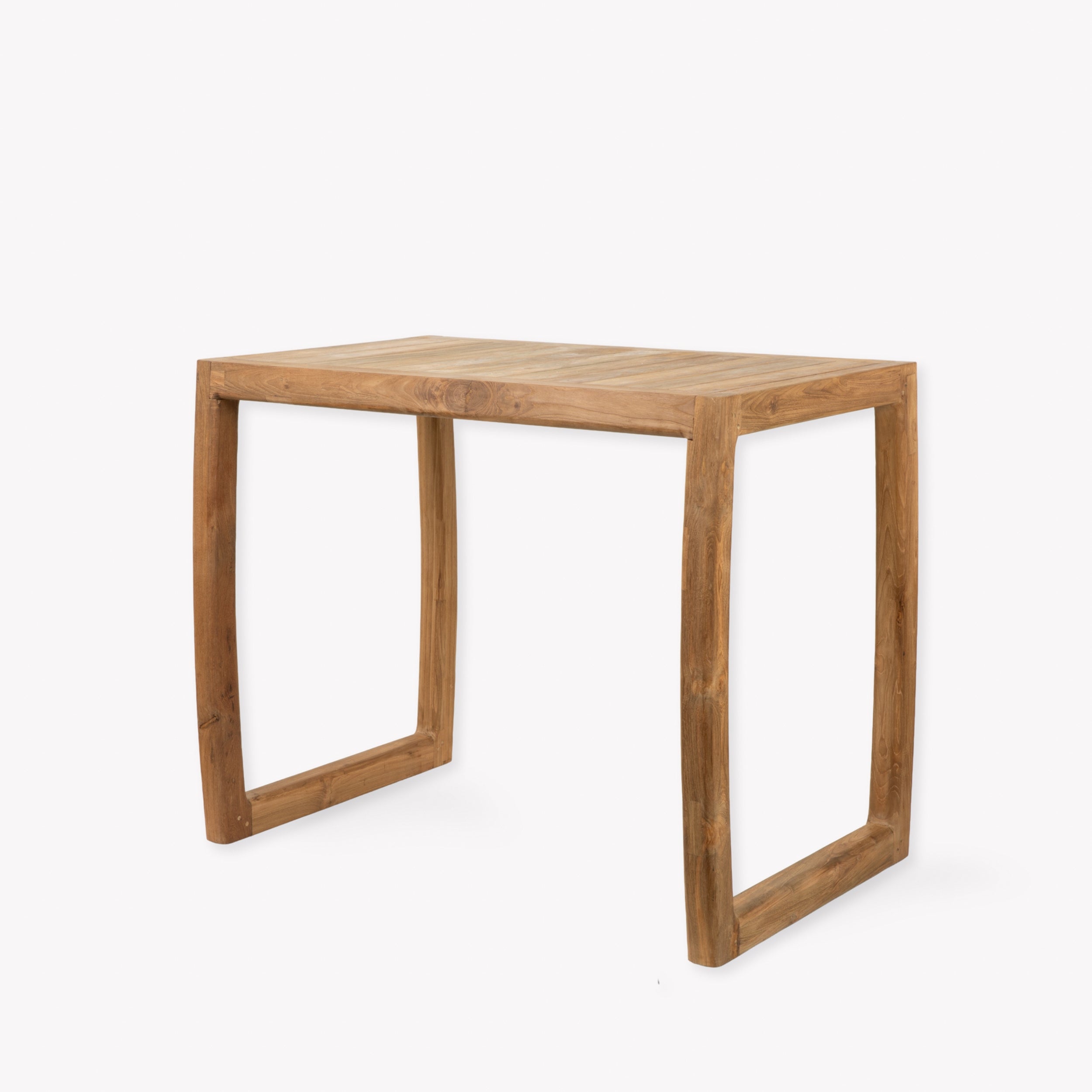 Dashwood Square Outdoor Bar Table – Reclaimed Teak