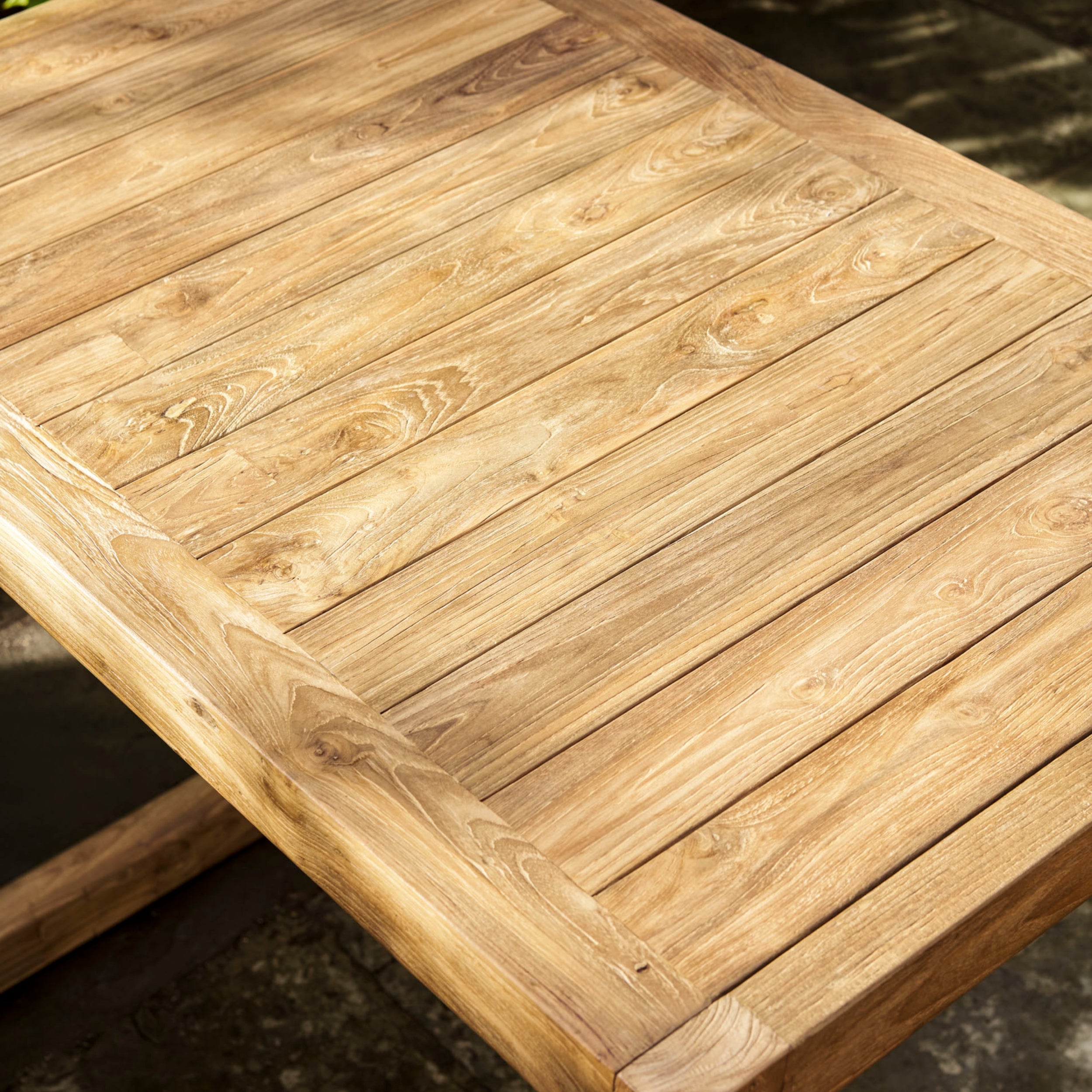 Dashwood Square Outdoor Bar Table – Reclaimed Teak