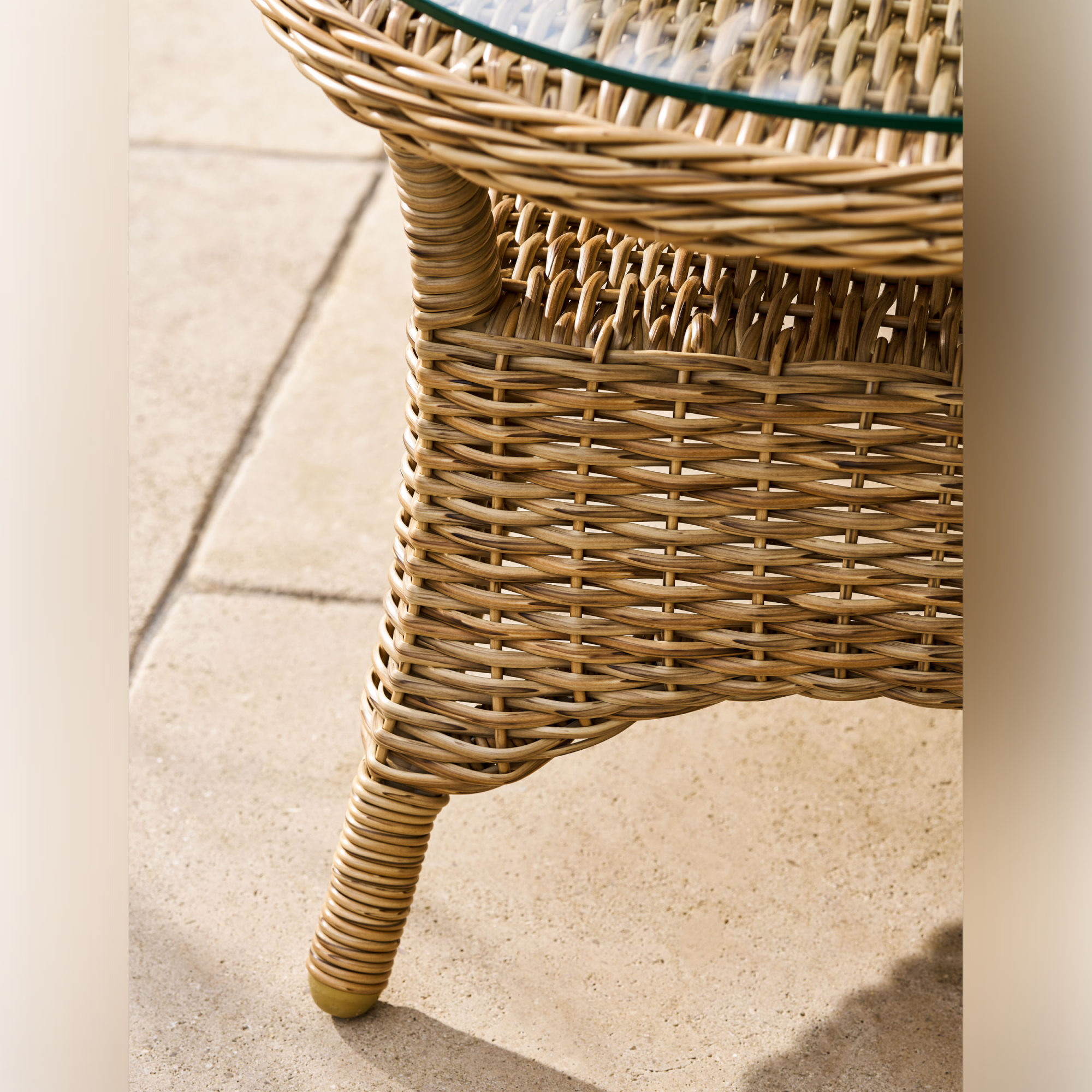 Brayford Outdoor Sofa Set – Natural PE Rattan