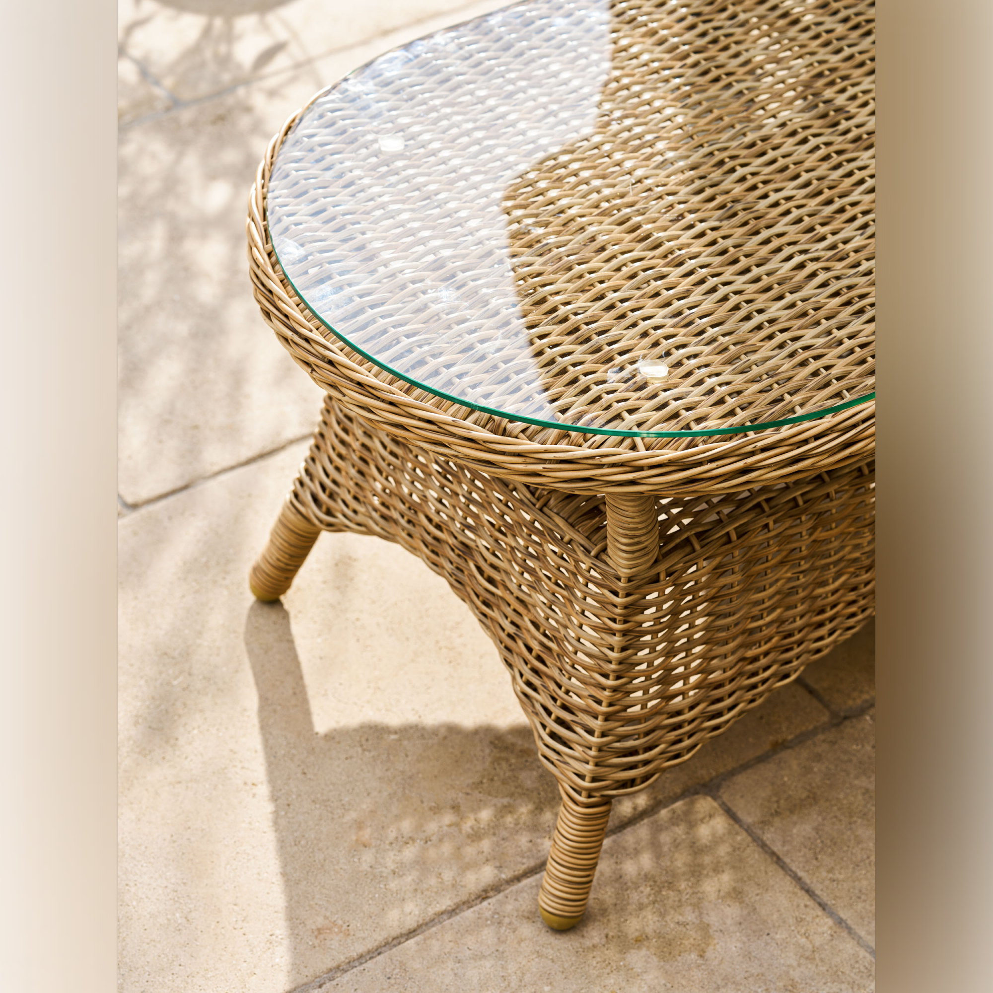 Brayford Outdoor Sofa Set – Natural PE Rattan