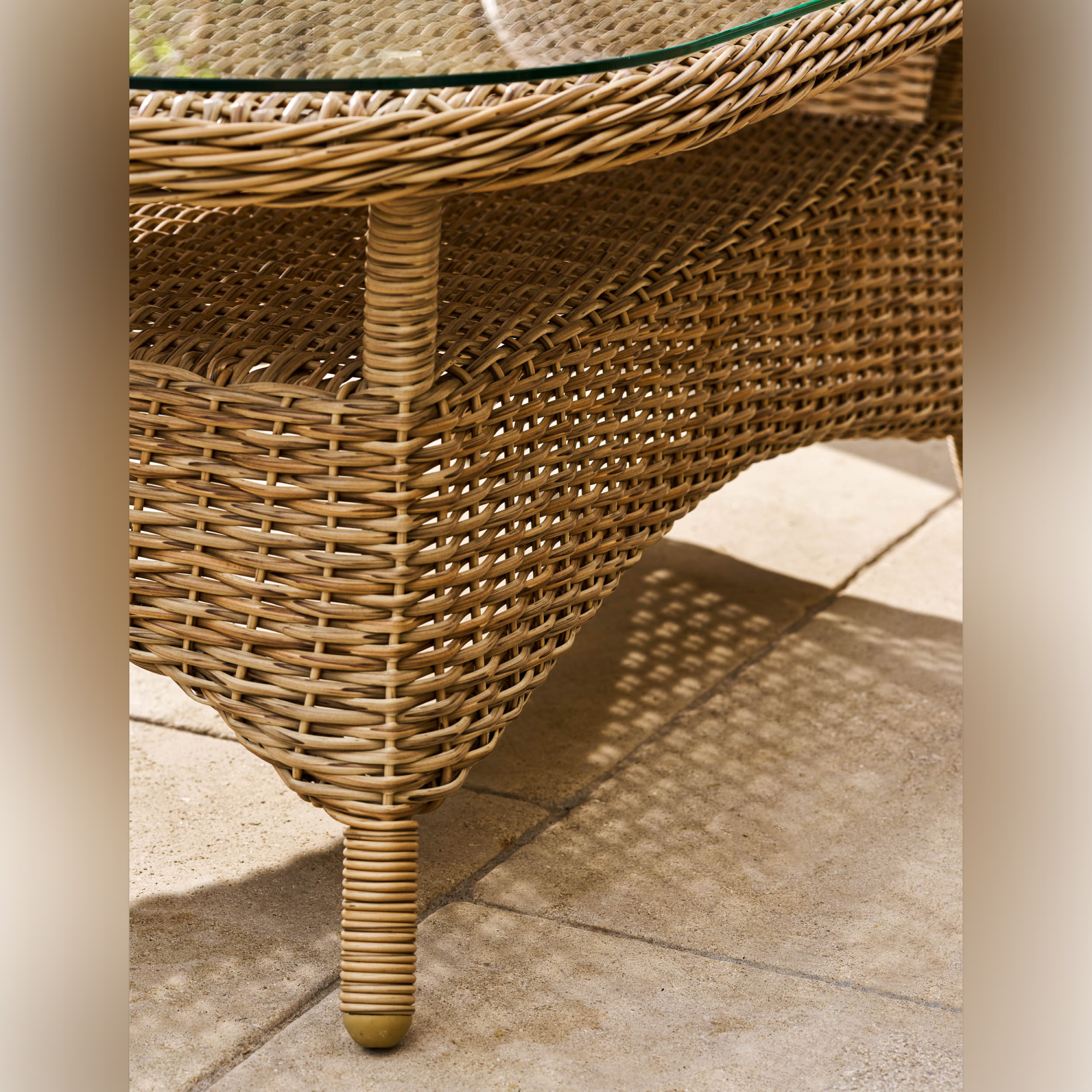 Brayford Outdoor Sofa Set – Natural PE Rattan