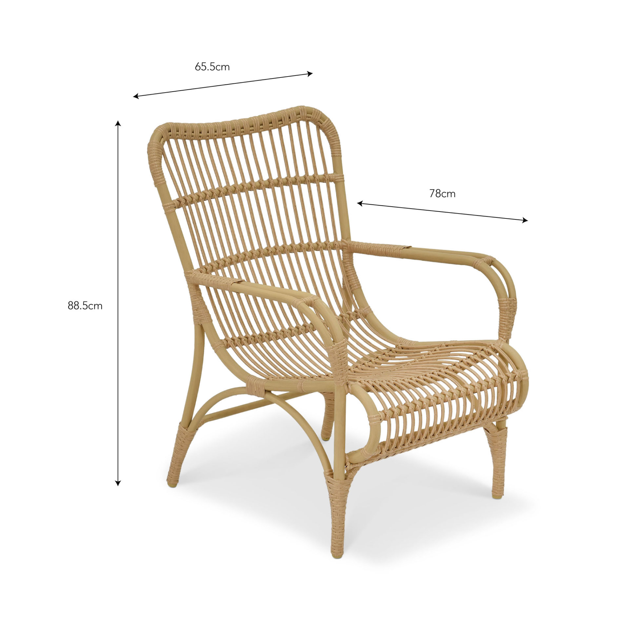 Corston Lounge Chair – Natural
