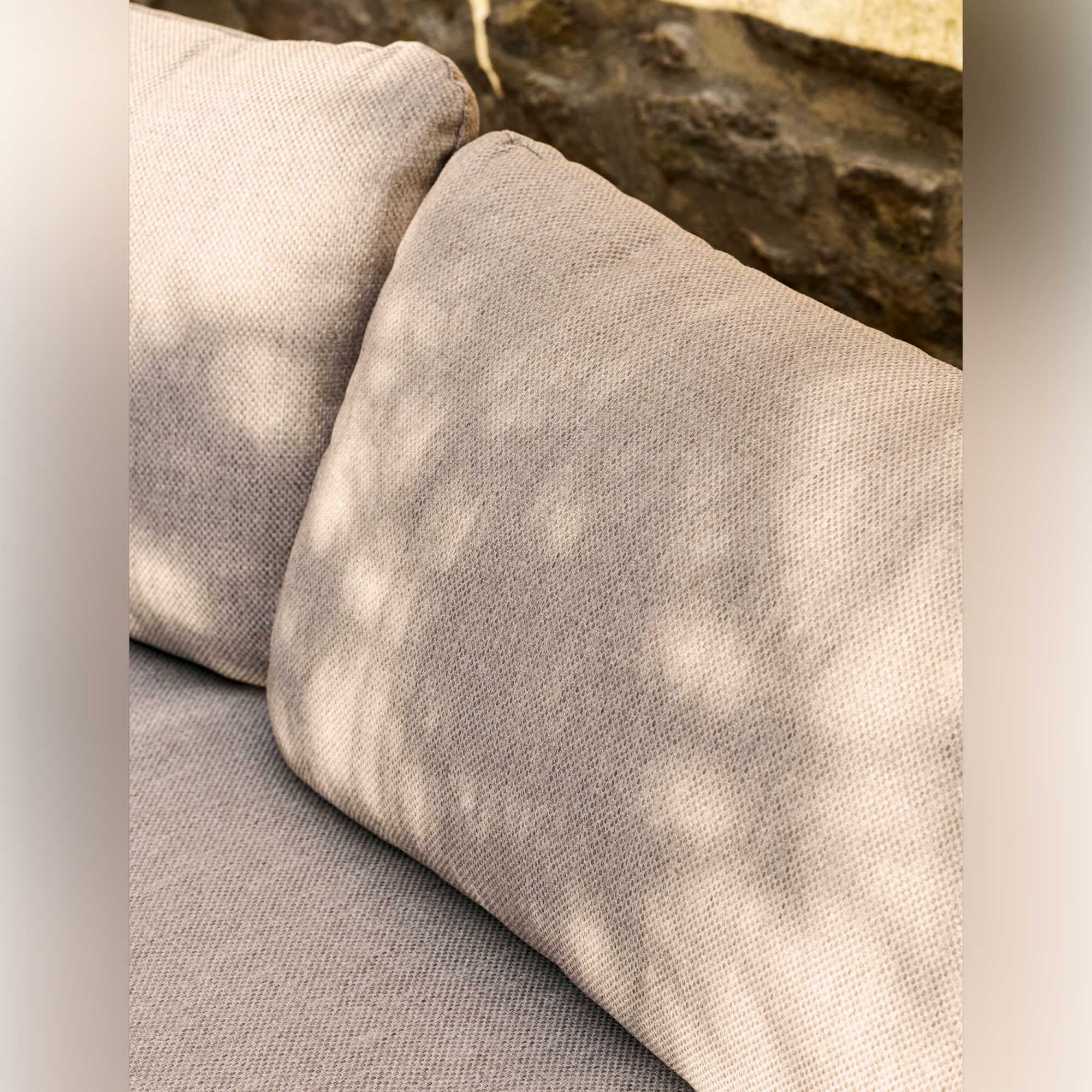 Hambridge Curved Outdoor Sofa Set – Dark Natural PE Rattan