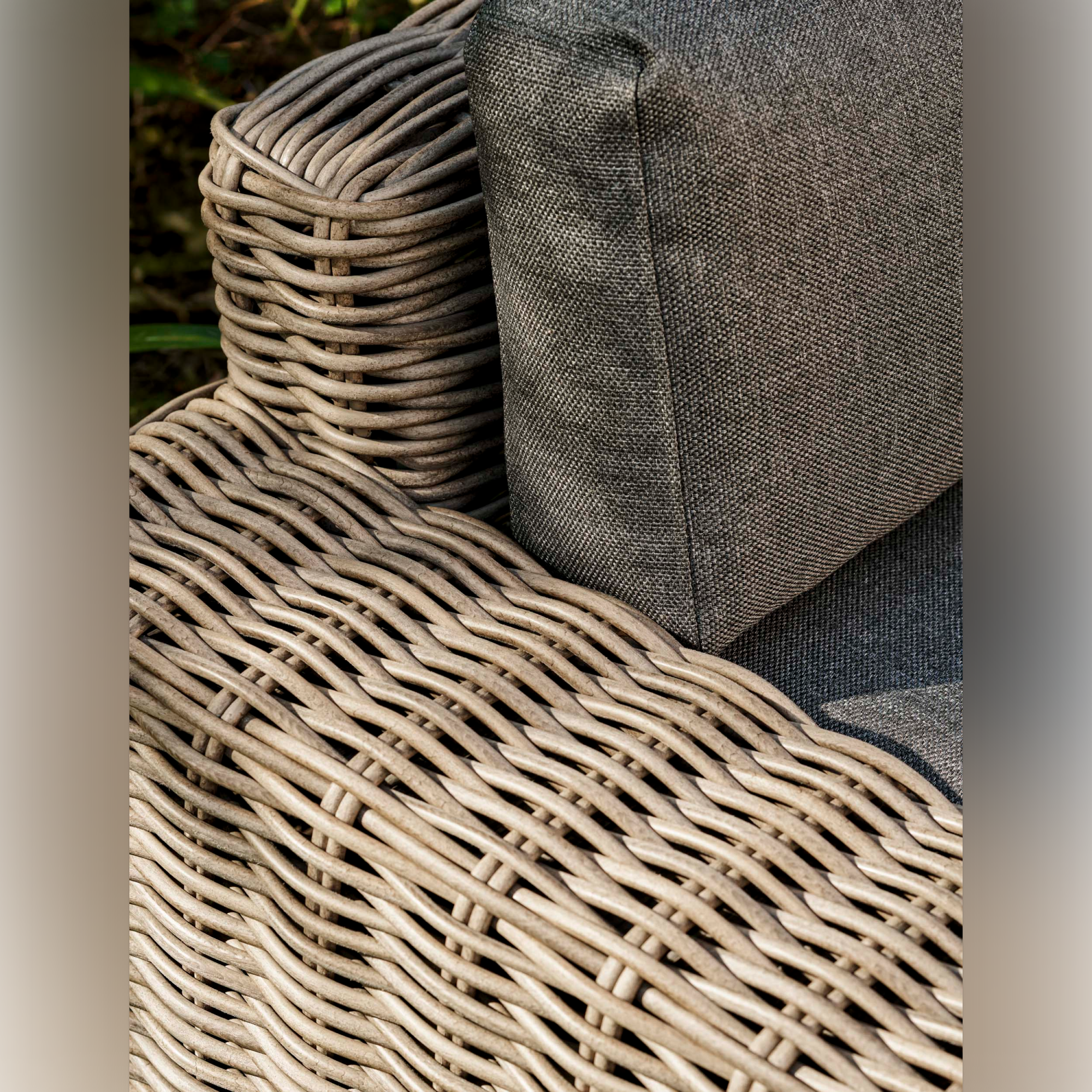 Moorgate Corner Outdoor Sofa Set – Dark Natural PE Rattan