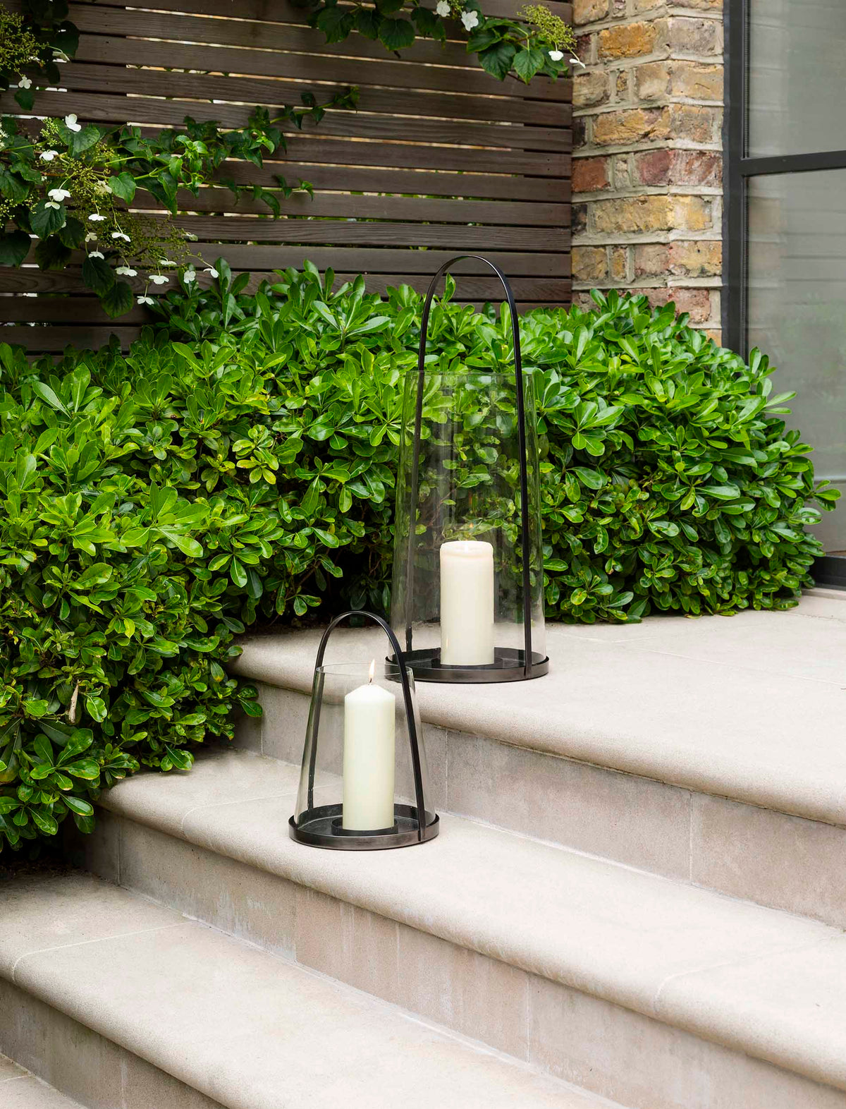 Farringdon Lantern – Steel, Dark Grey, Large