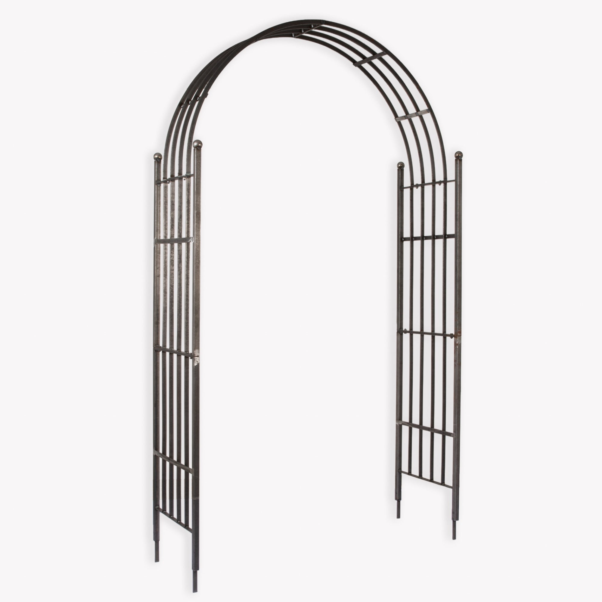 Farringdon Domed Rose Arch – Raw Metal