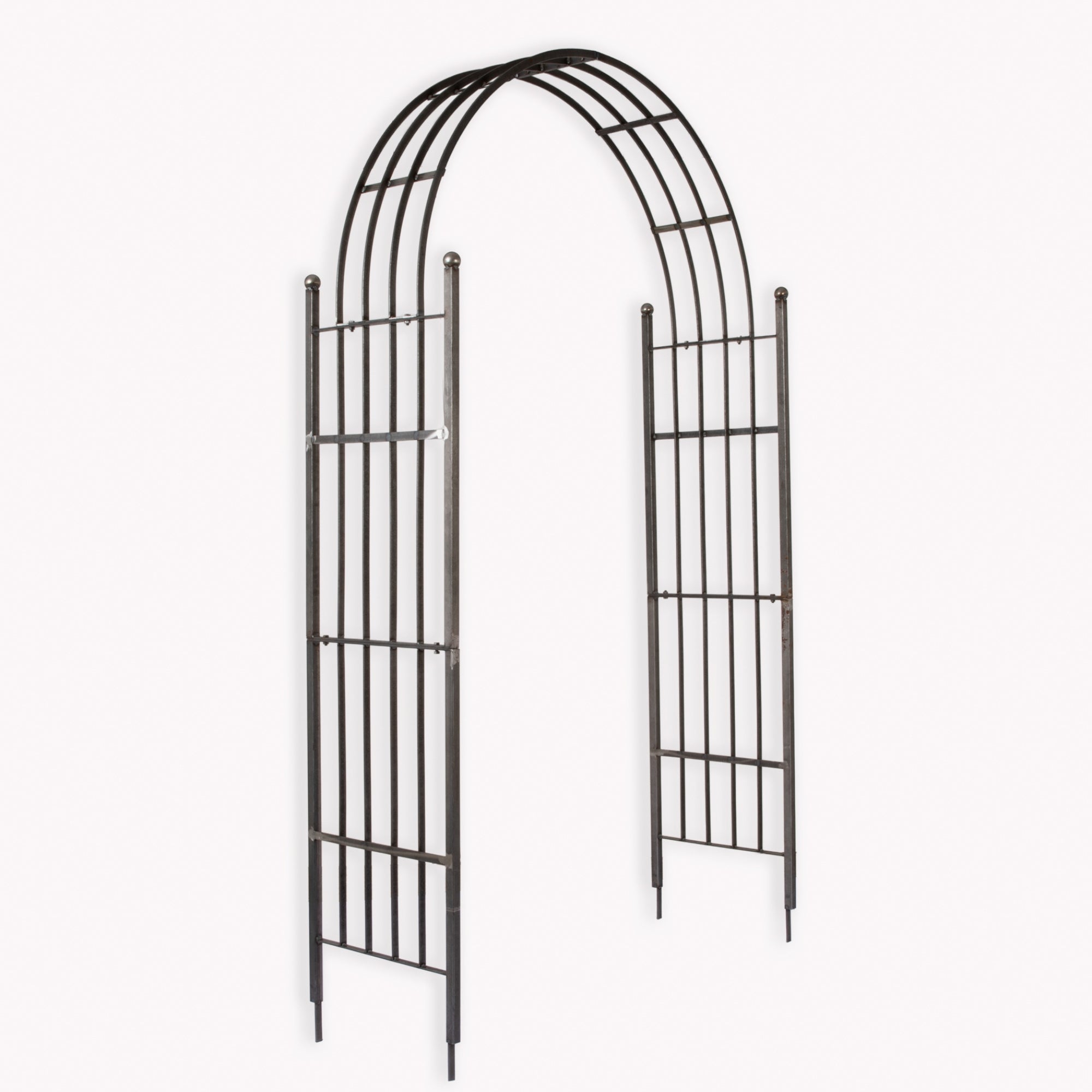 Farringdon Domed Rose Arch – Raw Metal