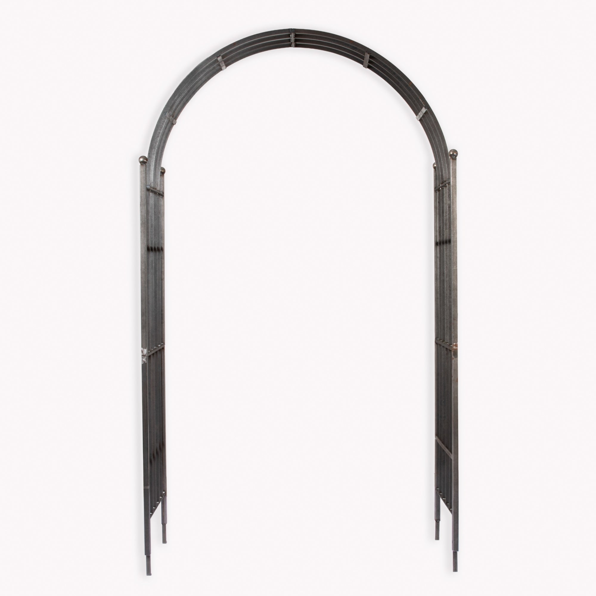 Farringdon Domed Rose Arch – Raw Metal