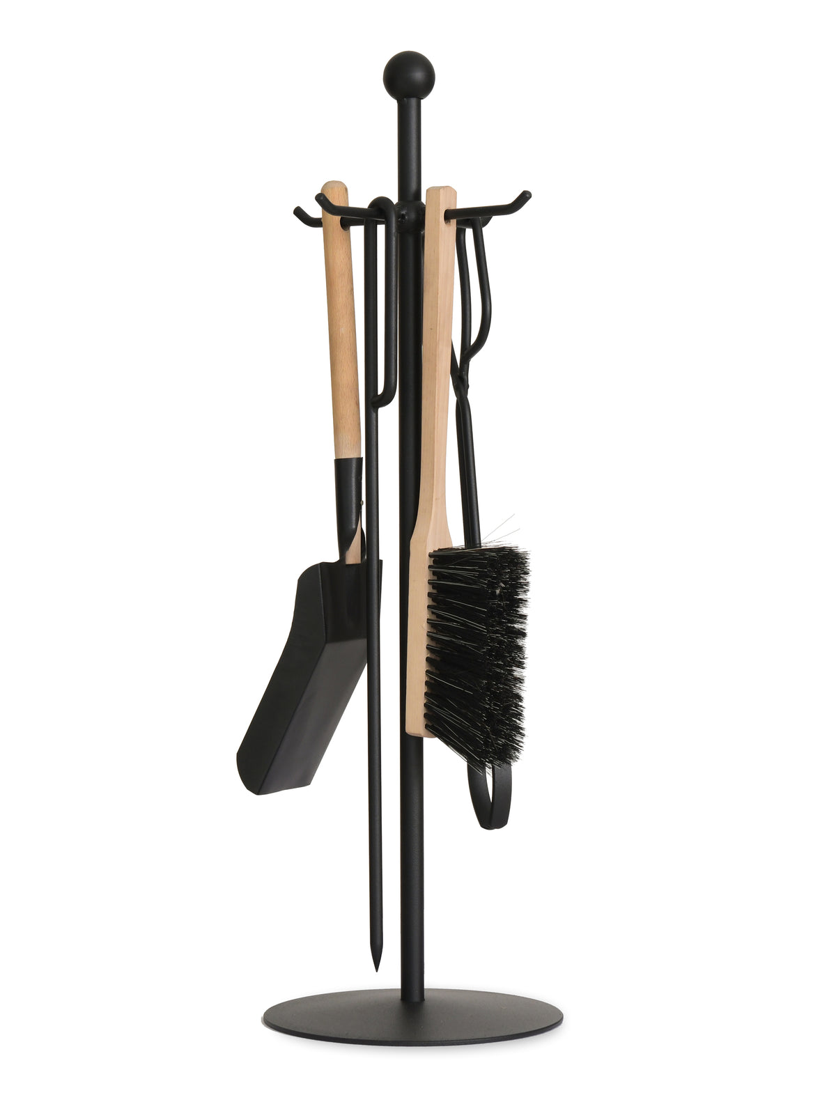 Jutland Fireside Tool Set – Steel, Black